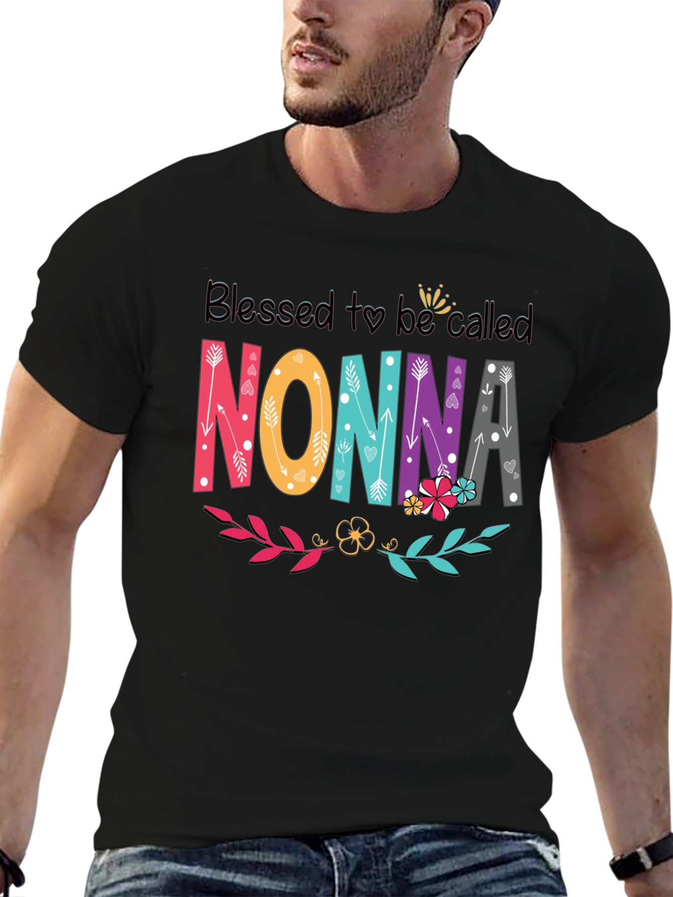 Blessed Nonna Graphic T-Shirt