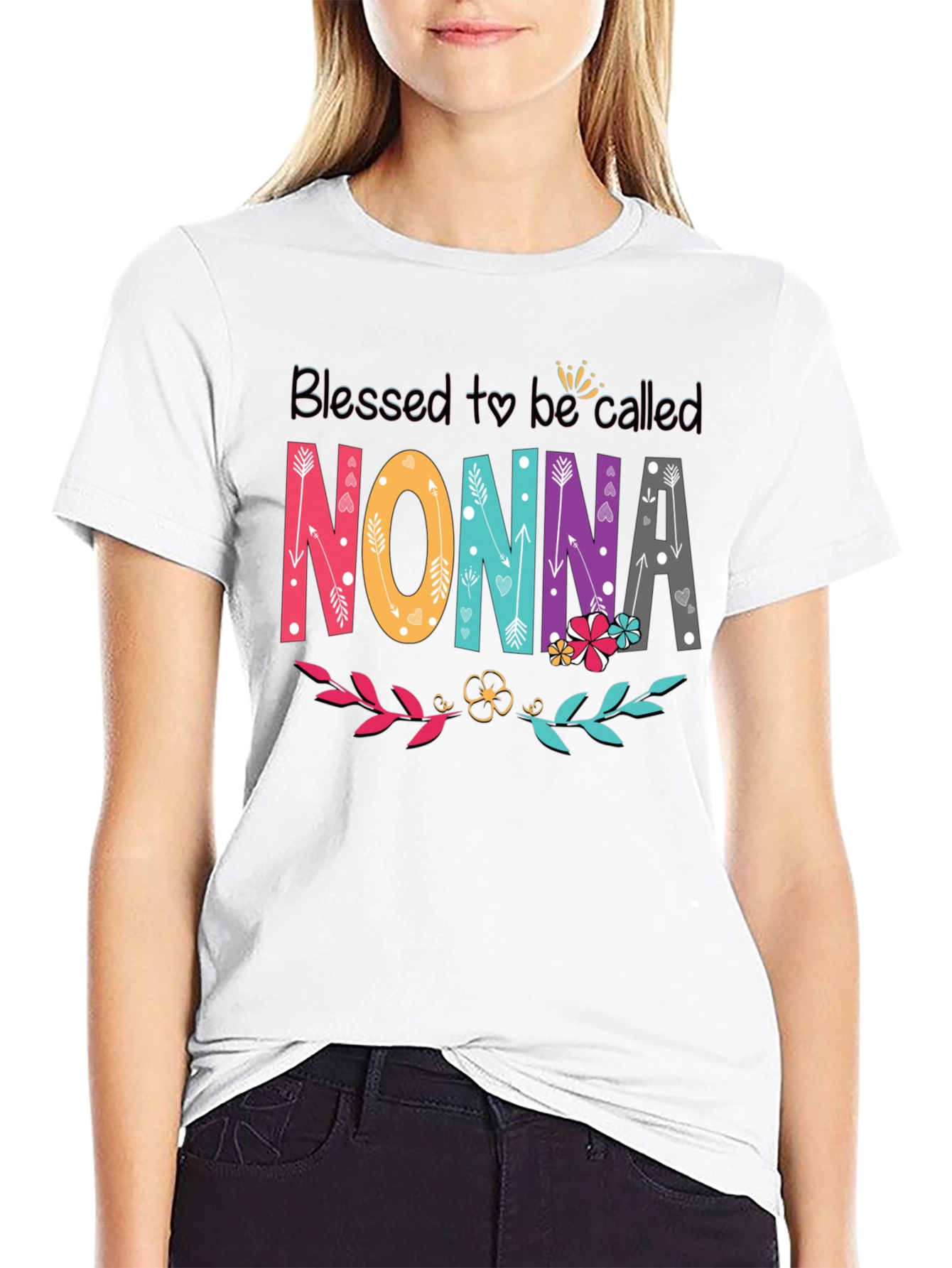 Blessed Nonna Graphic T-Shirt