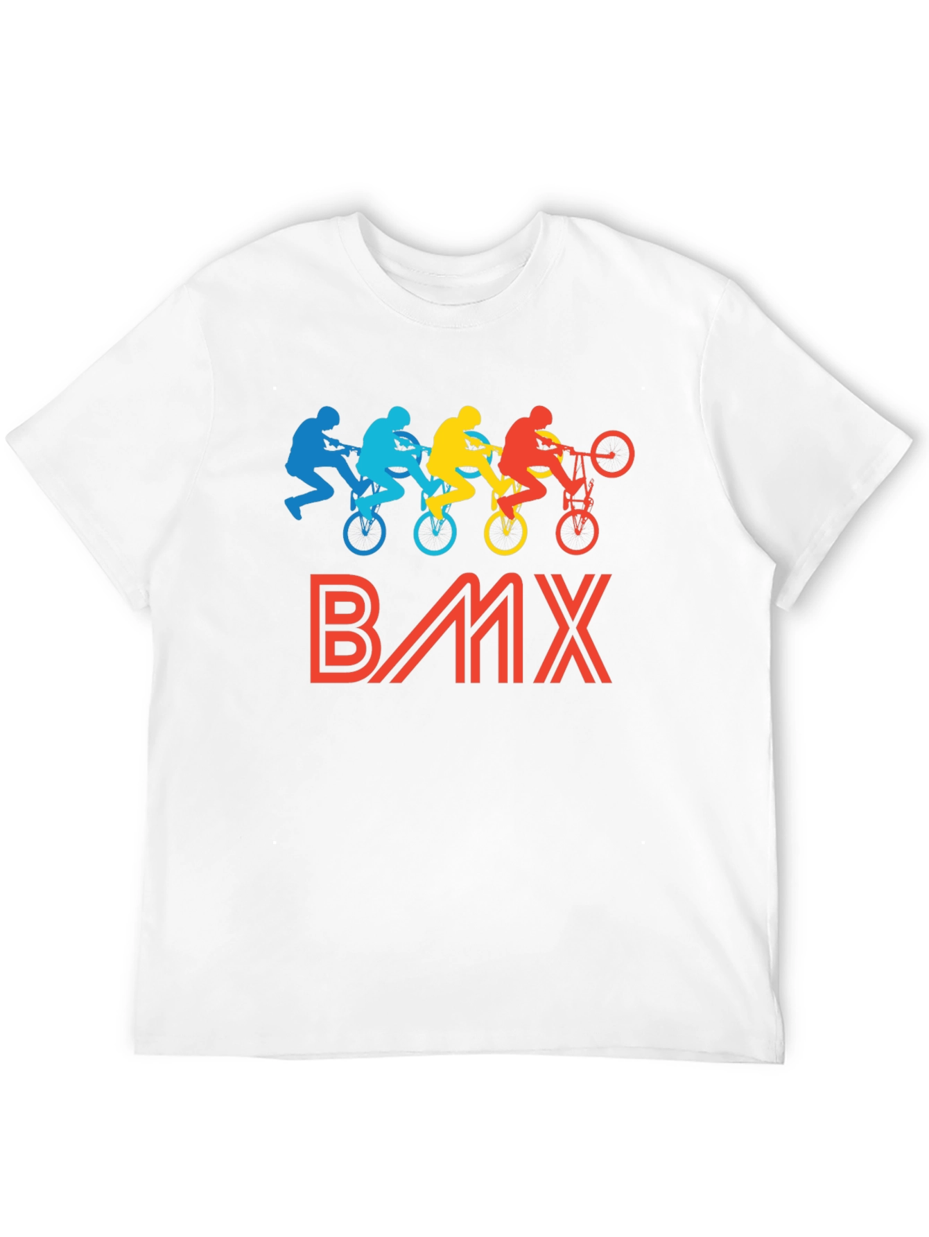 BMX Graphic T-Shirt - Retro Biker Design