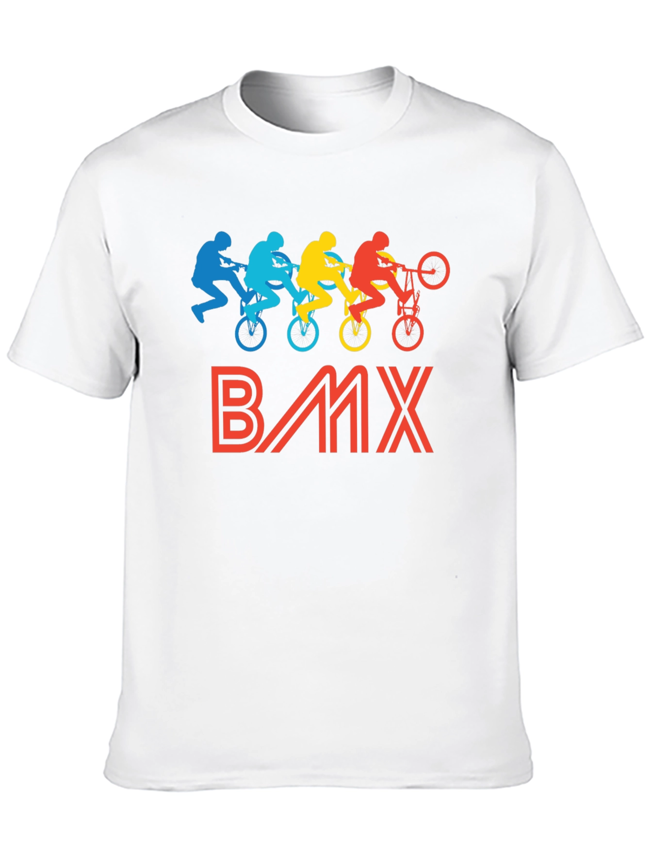 BMX Graphic T-Shirt - Retro Biker Design