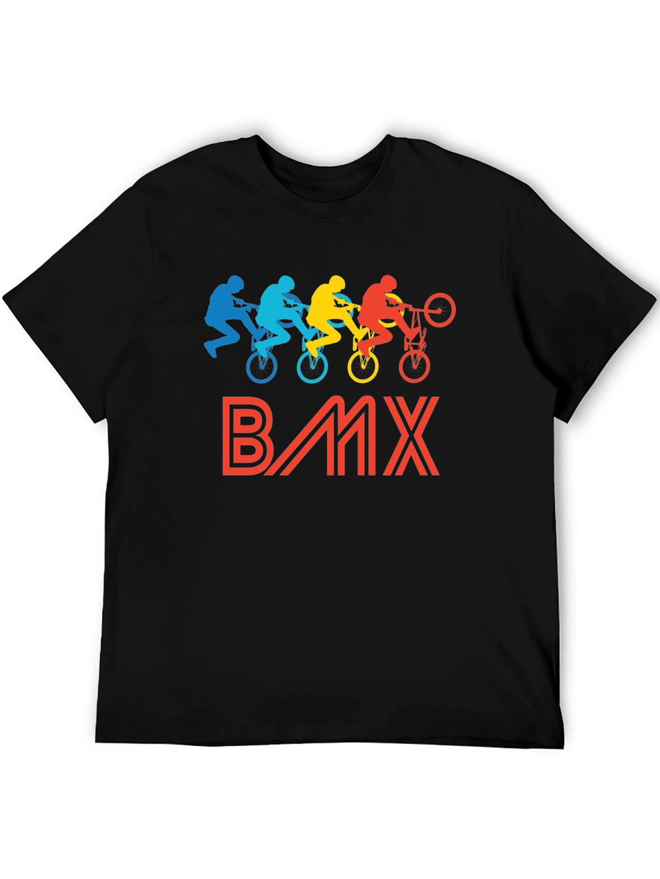 BMX Graphic T-Shirt - Retro Biker Design