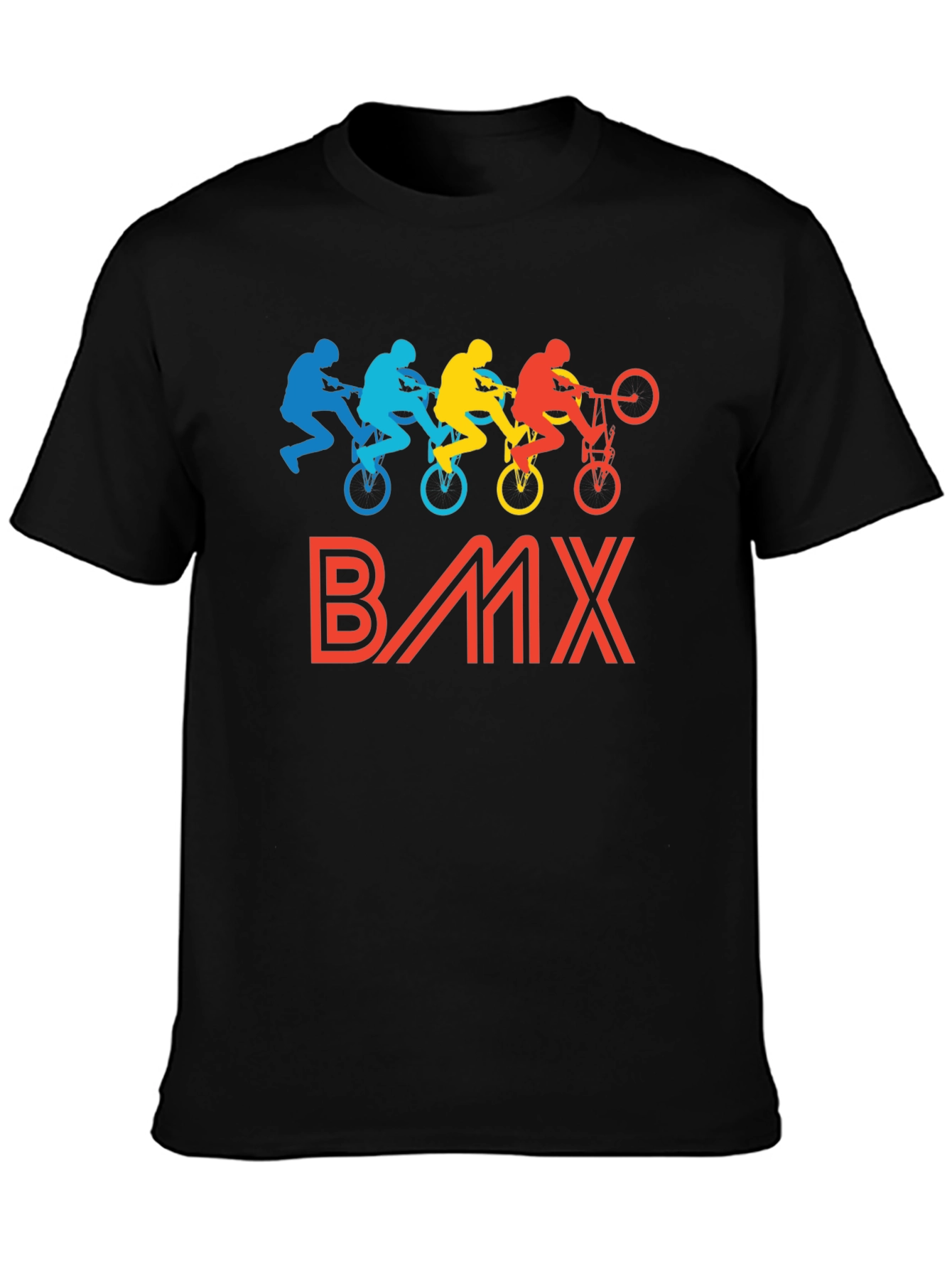 BMX Graphic T-Shirt - Retro Biker Design