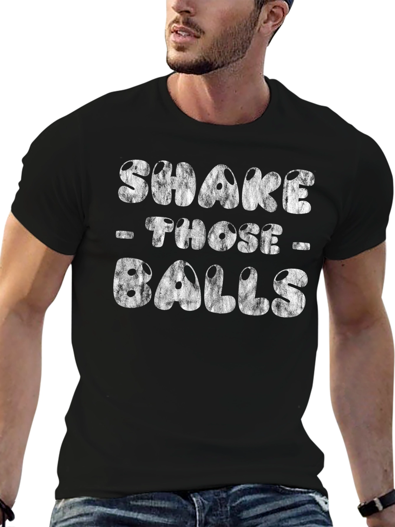 Shake Those Balls Funny Graphic Tee