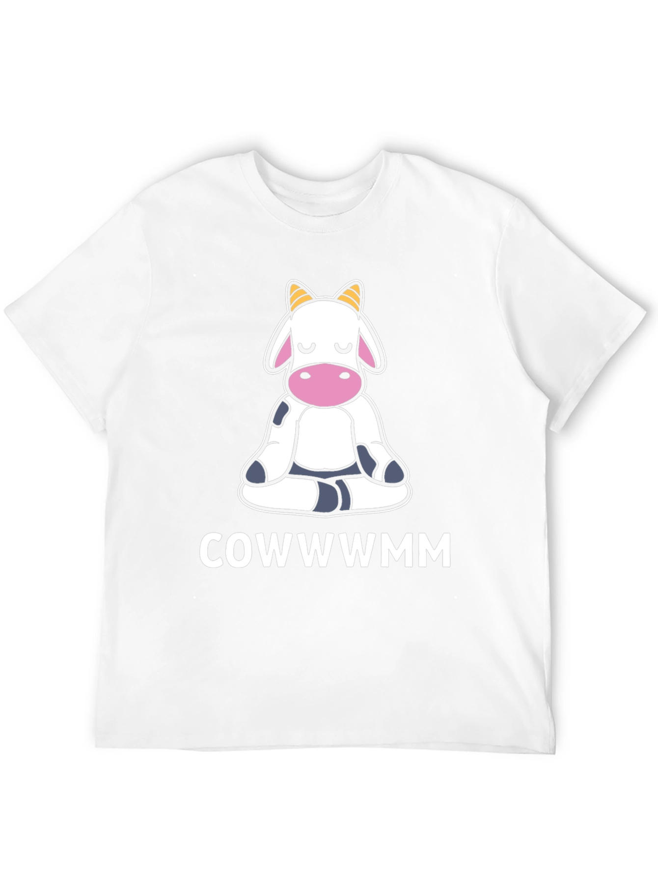 COWWWMM Funny Cow Yoga T-Shirt