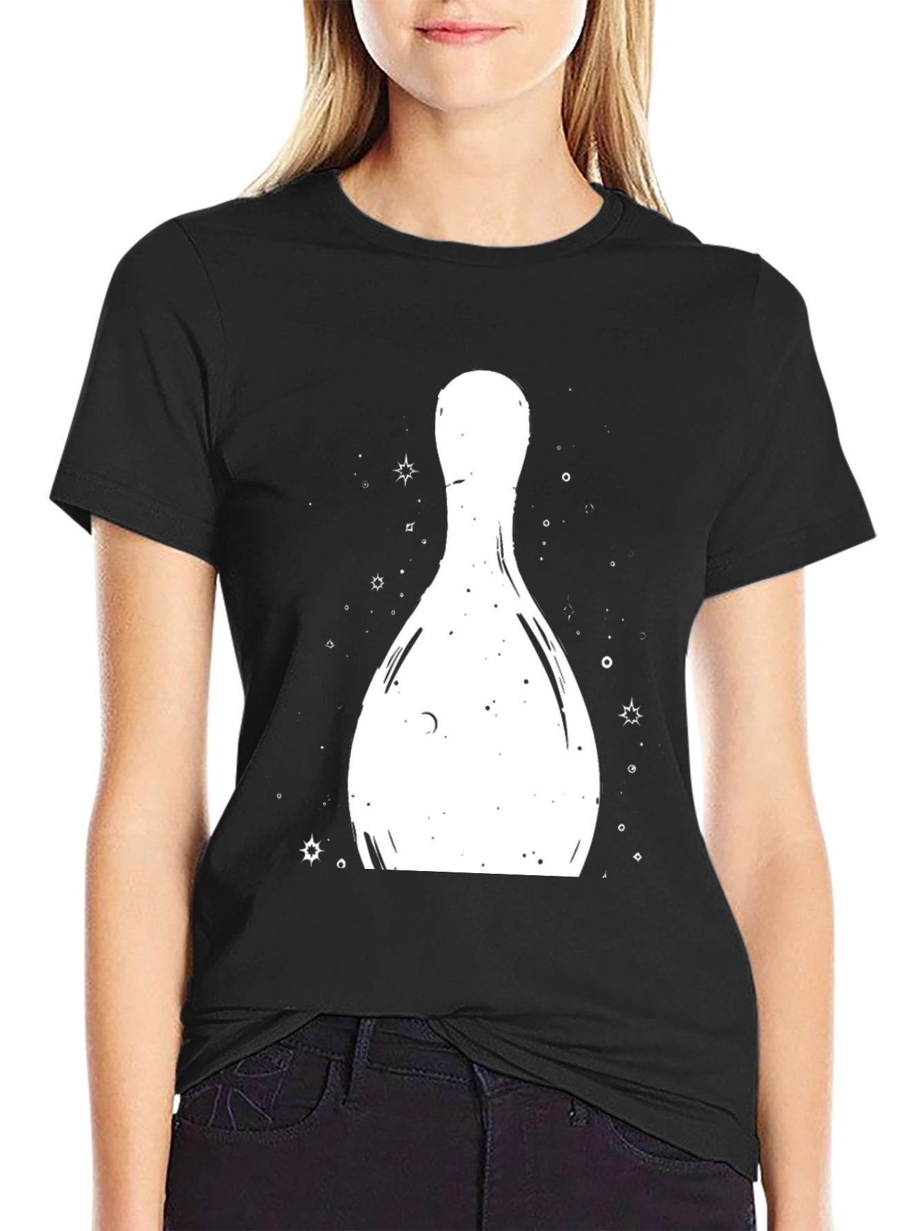 Bowling Pin Graphic Tee - Strike in Style