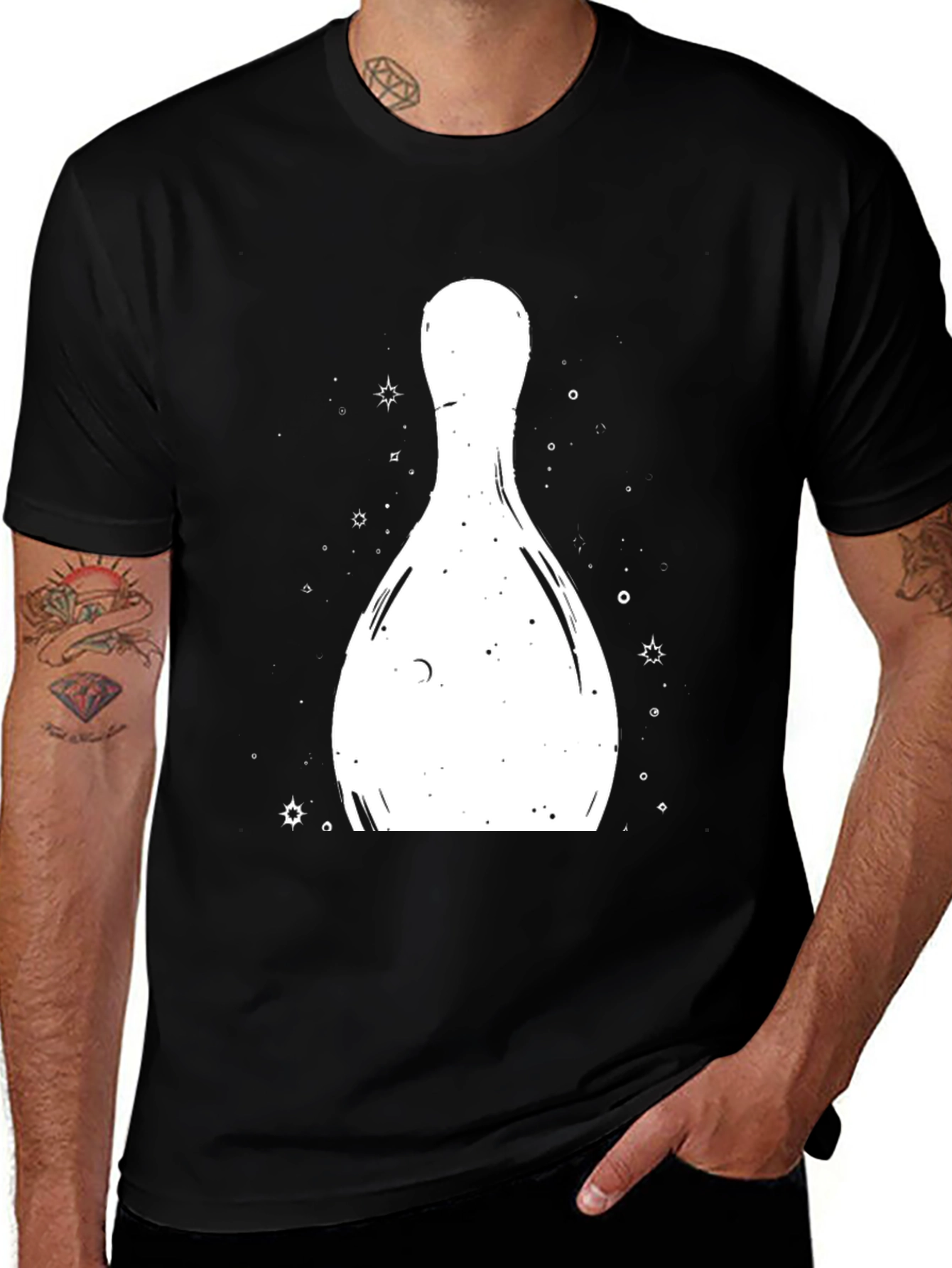 Bowling Pin Graphic Tee - Strike in Style