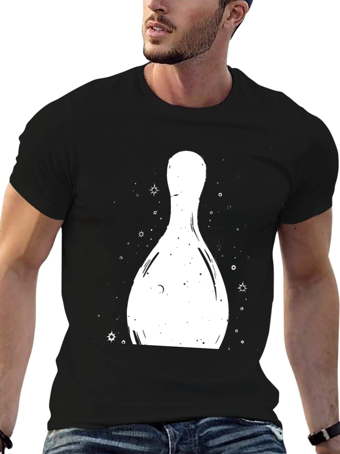 Bowling Pin Graphic Tee - Strike in Style