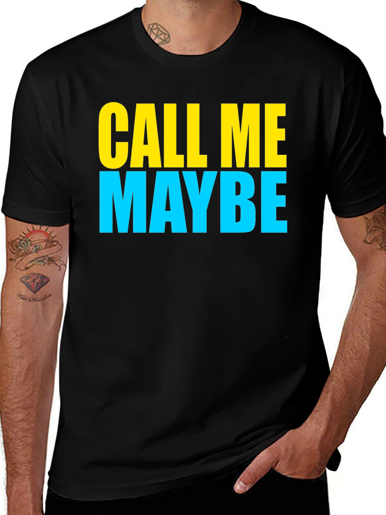 Call Me Maybe Graphic T-Shirt - Trendy & Fun!