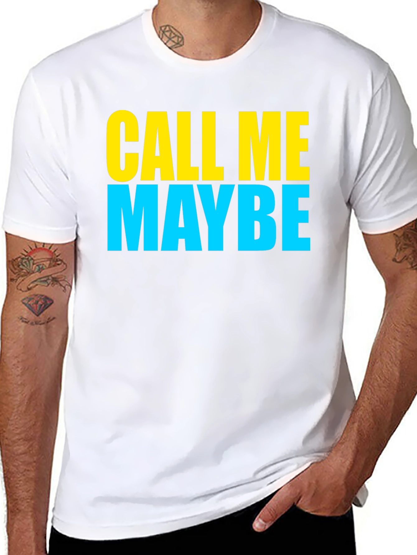 Call Me Maybe Graphic T-Shirt - Trendy & Fun!