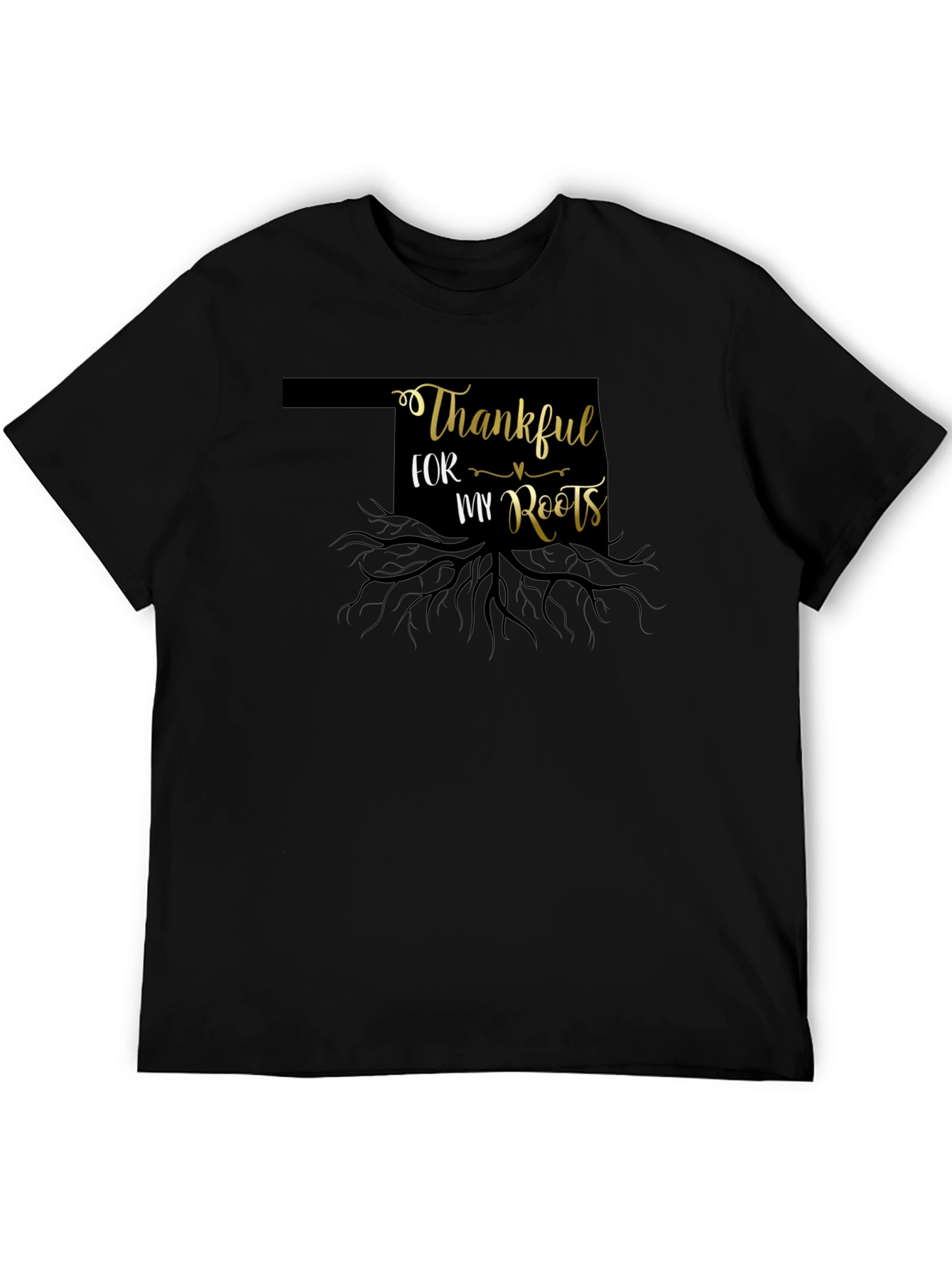 Thankful for My Roots Oklahoma T-Shirt