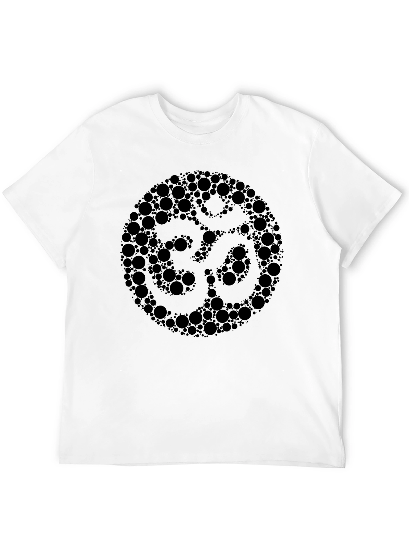 Om Symbol Circle Dot T-Shirt - Stylish Graphic Tee