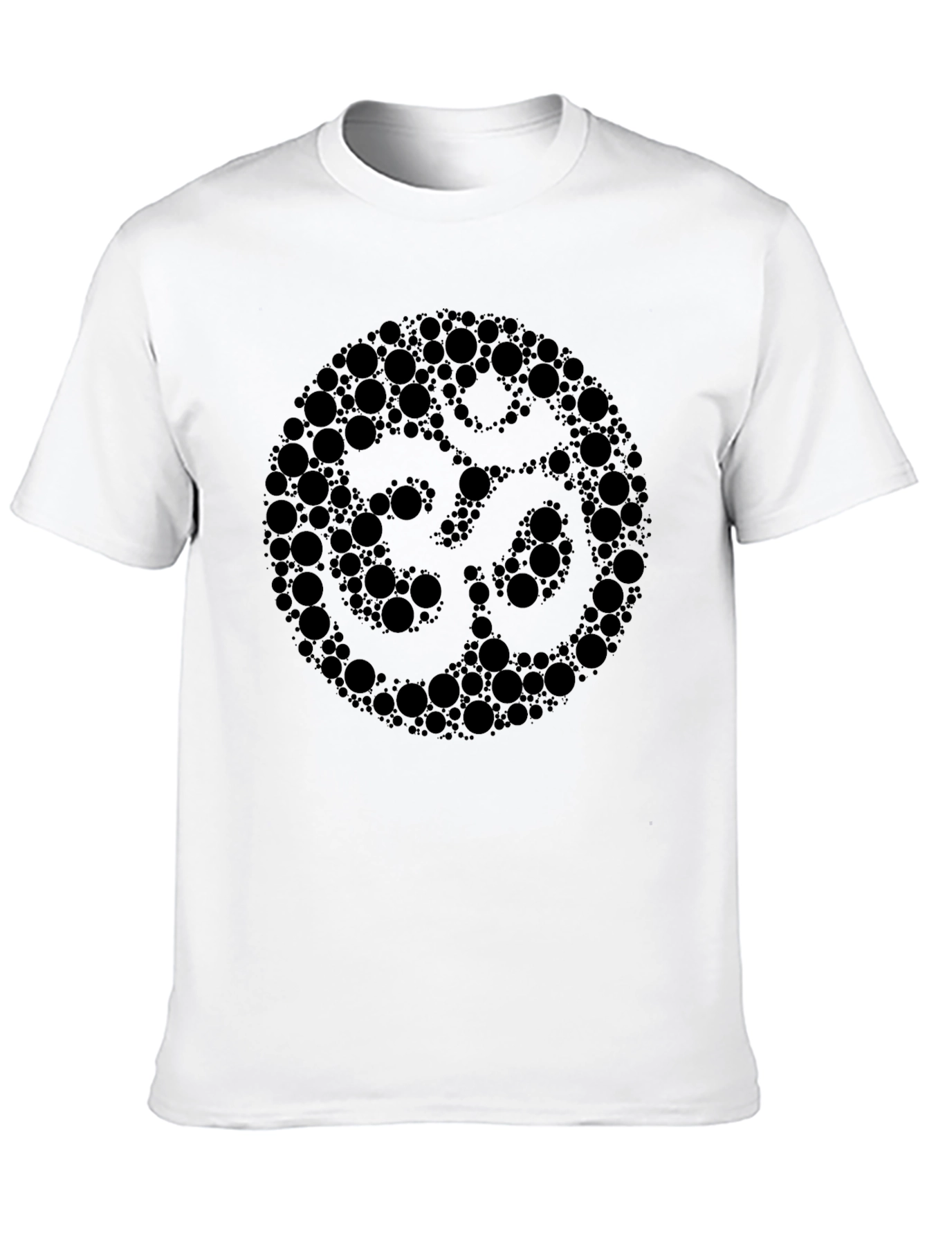 Om Symbol Circle Dot T-Shirt - Stylish Graphic Tee