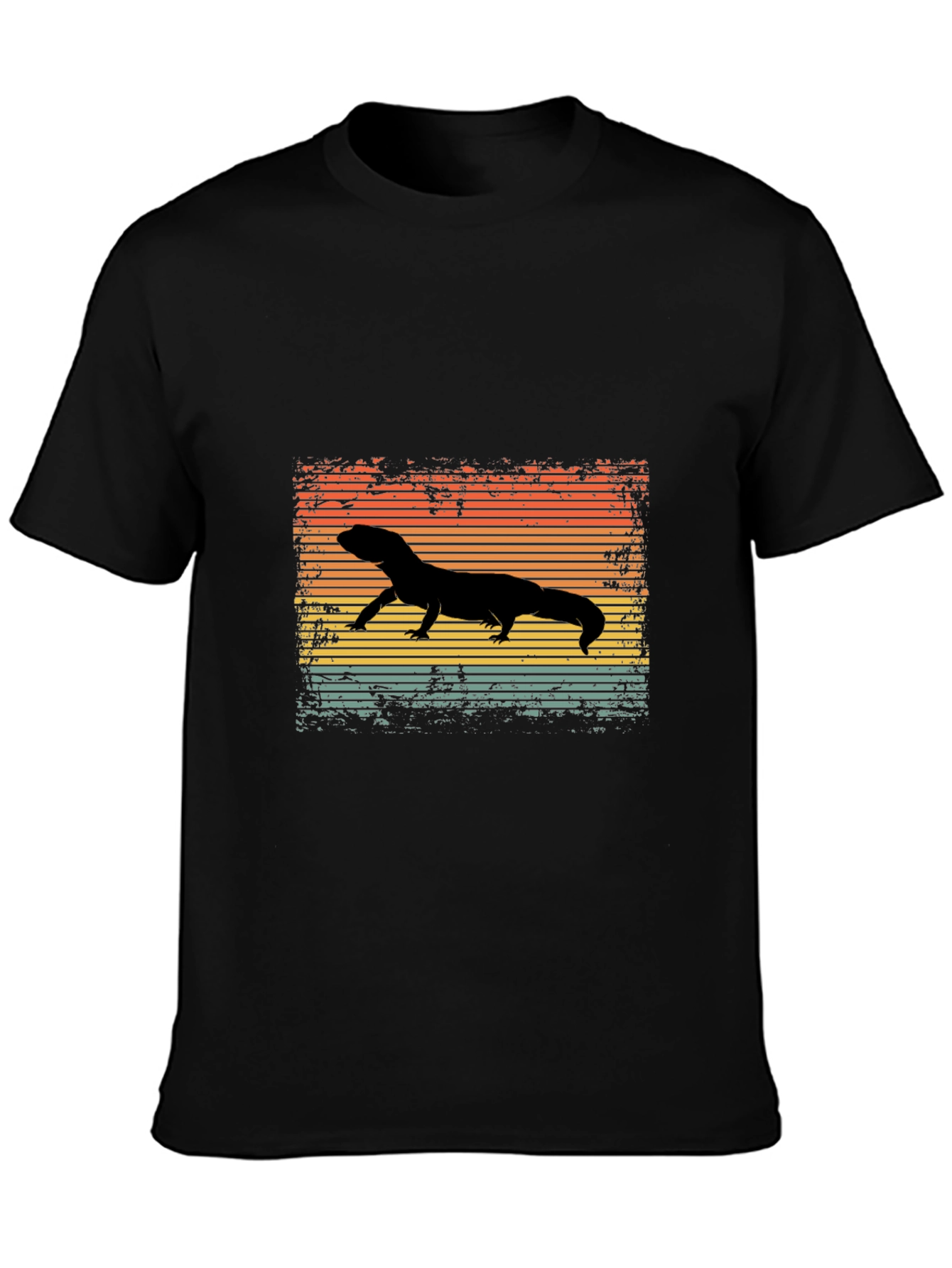 Retro Lizard Silhouette T-Shirt