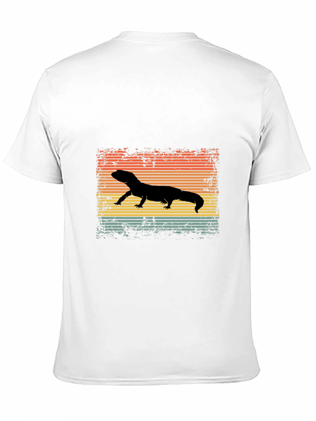 Retro Lizard Silhouette T-Shirt