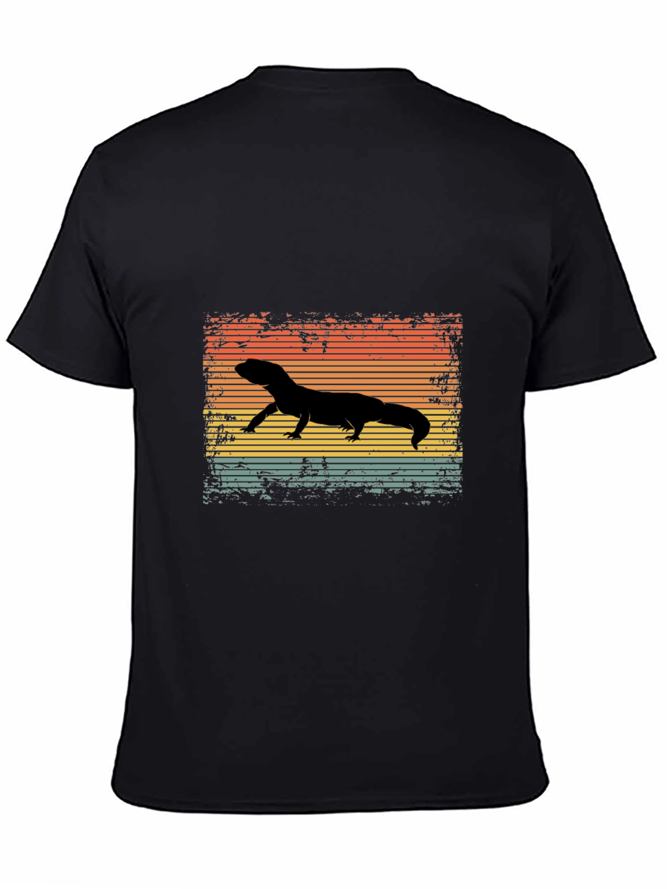 Retro Lizard Silhouette T-Shirt