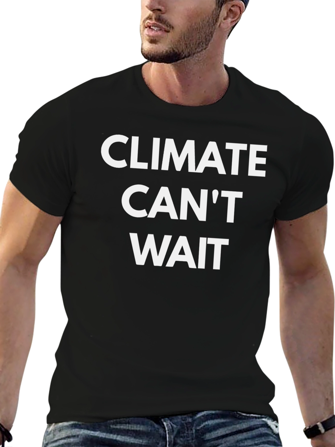 Climate Cant Wait Black Graphic Tee