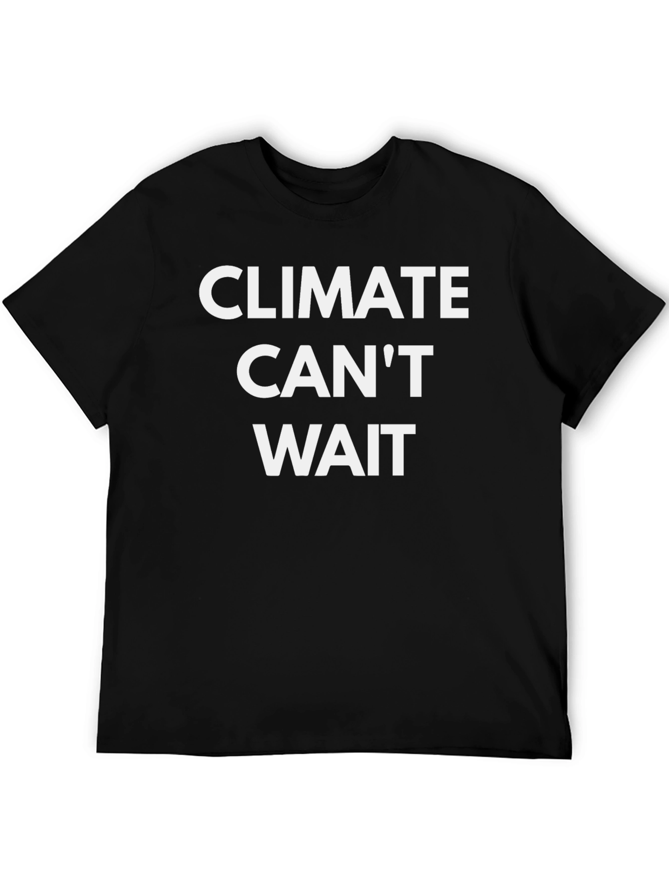 Climate Cant Wait Black Graphic Tee