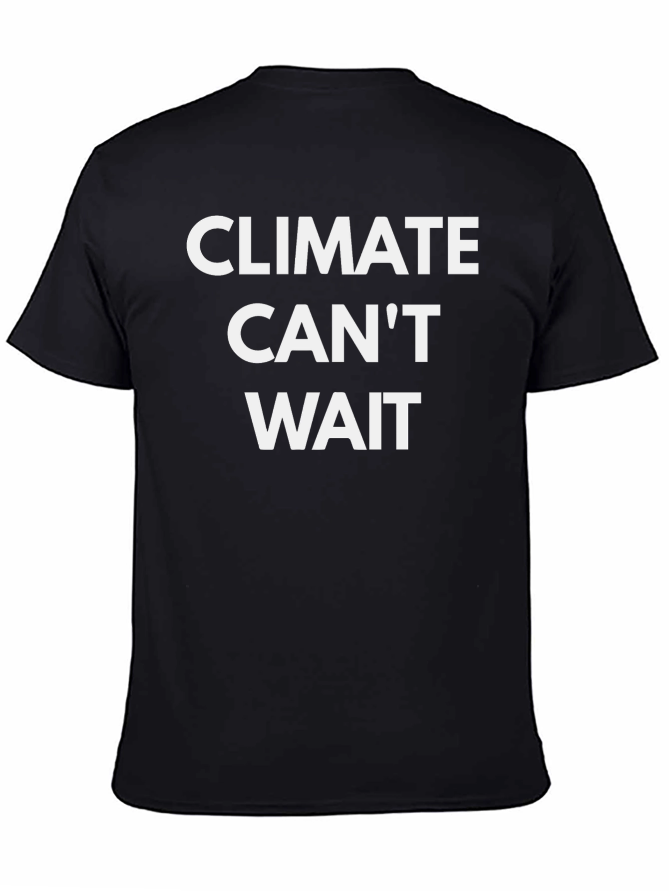 Climate Cant Wait Black Graphic Tee