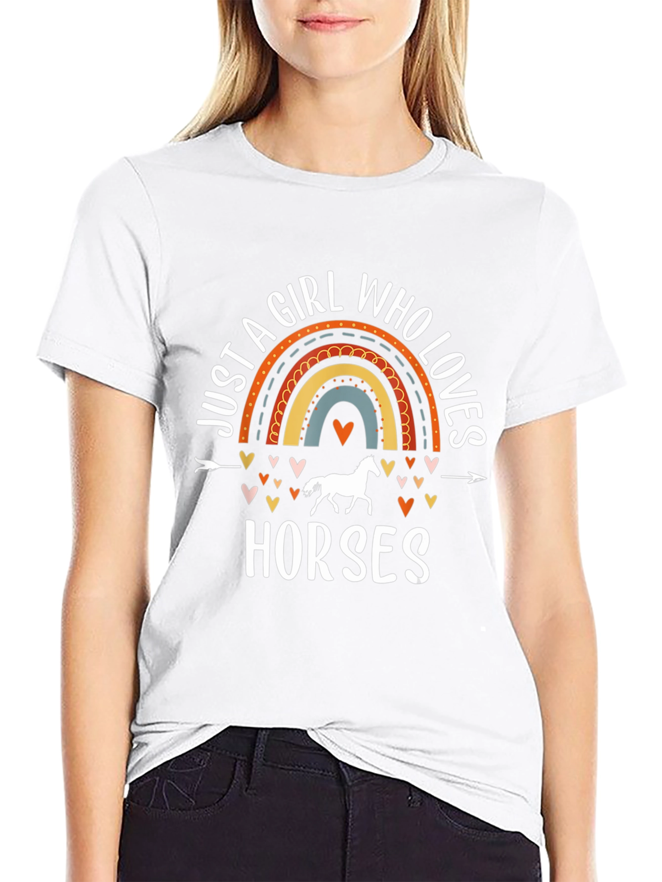 Just a Girl Who Loves Horses T-Shirt
