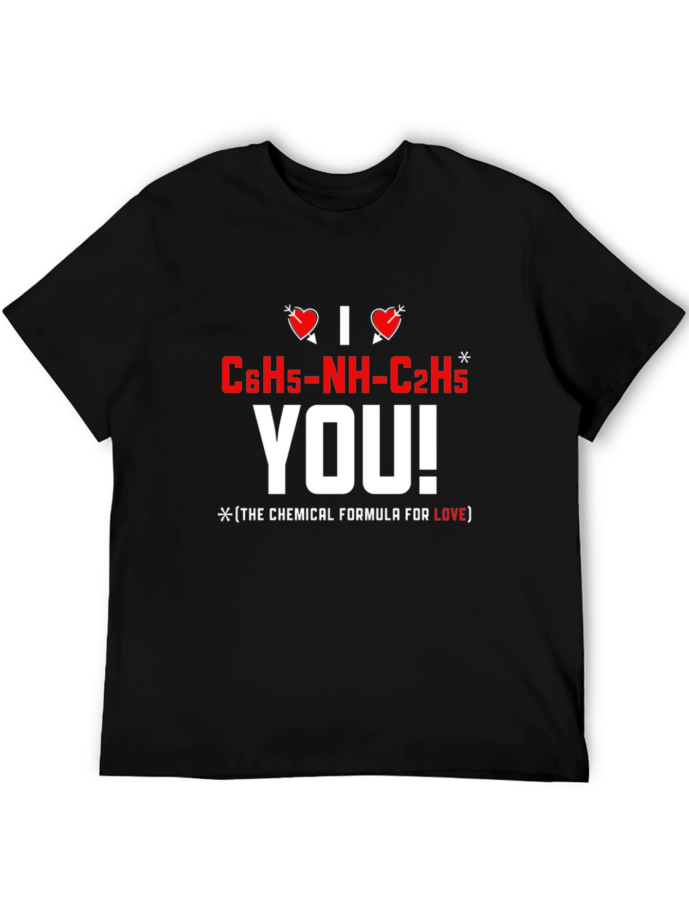 I Love You Chemical Formula T-Shirt