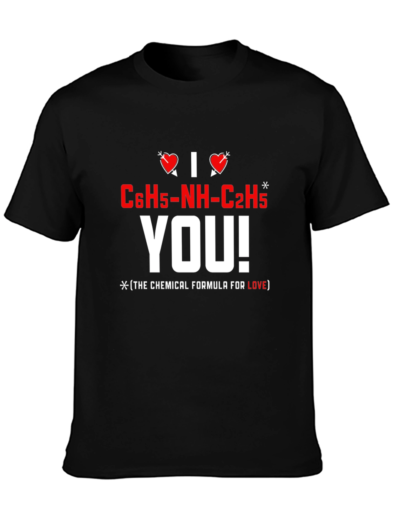 I Love You Chemical Formula T-Shirt
