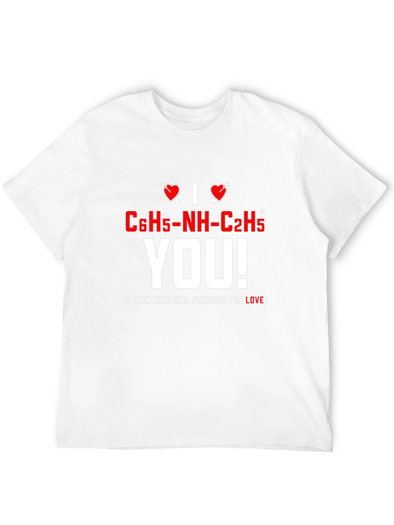 I Love You Chemical Formula T-Shirt