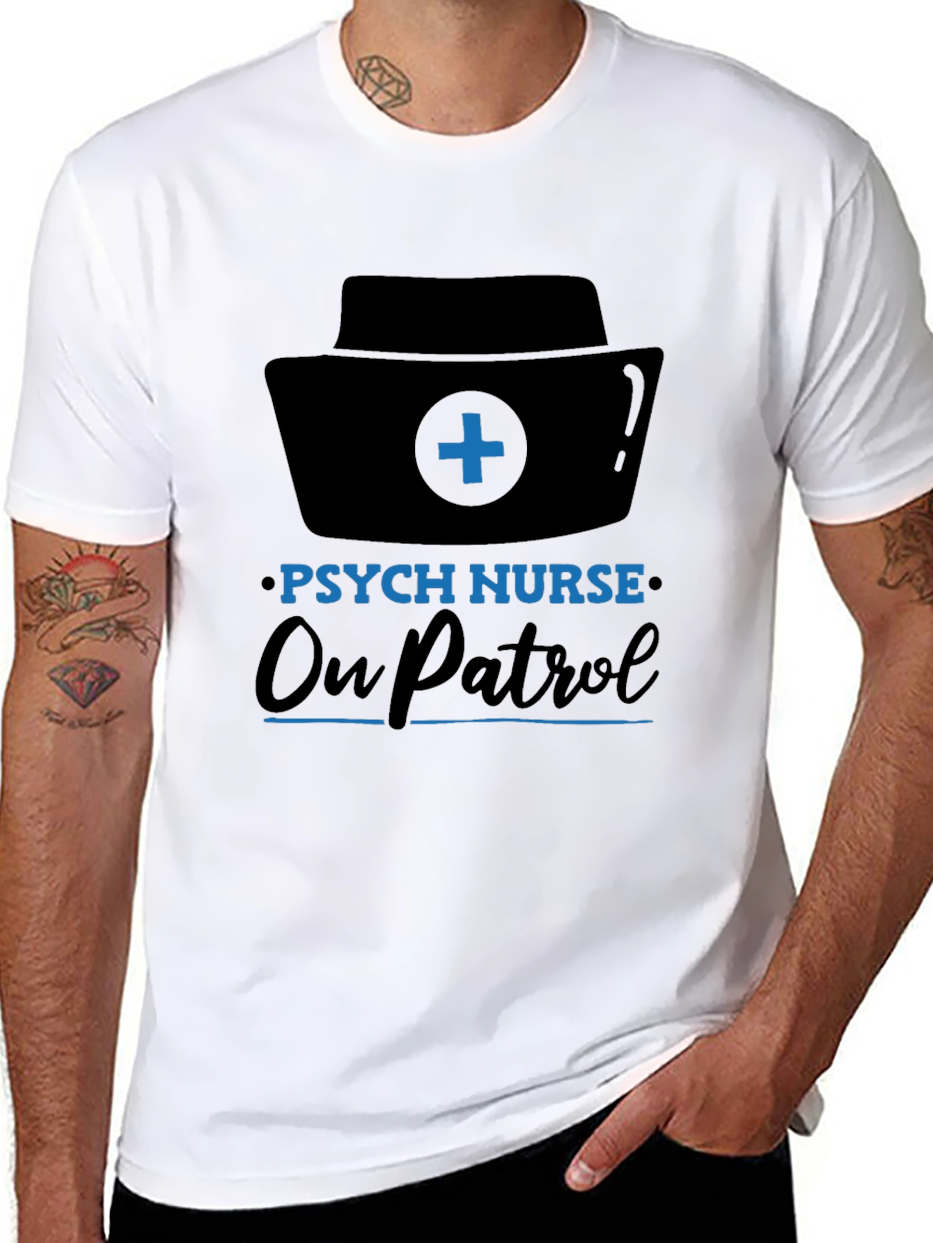 Psych Nurse On Patrol T-Shirt