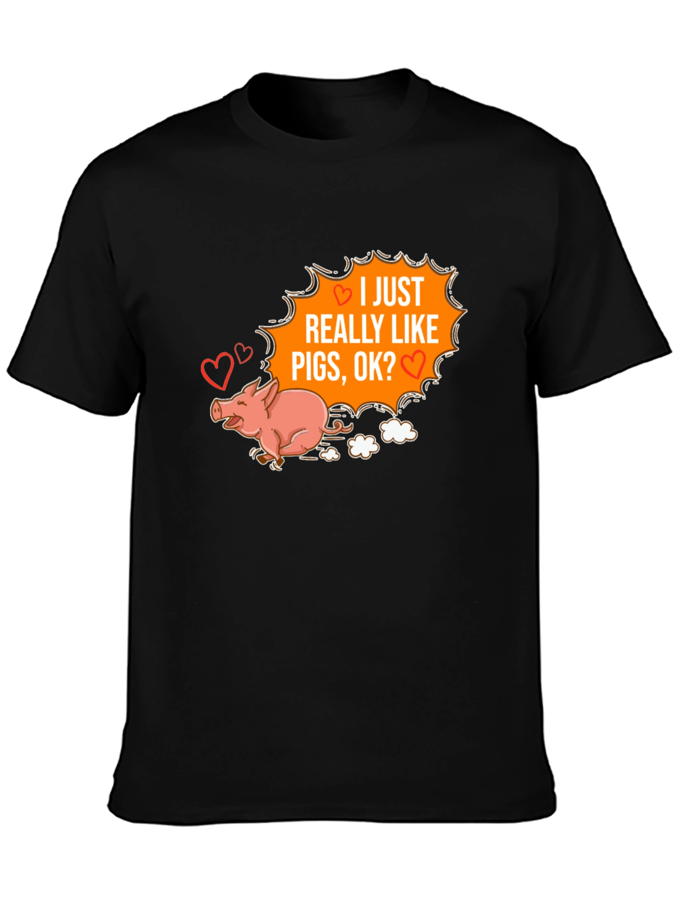 I Heart Pigs Graphic Tee