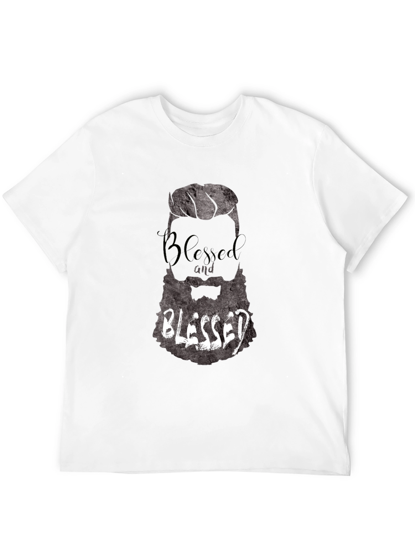 Blessed Beard Graphic T-Shirt - Mens Black Tee