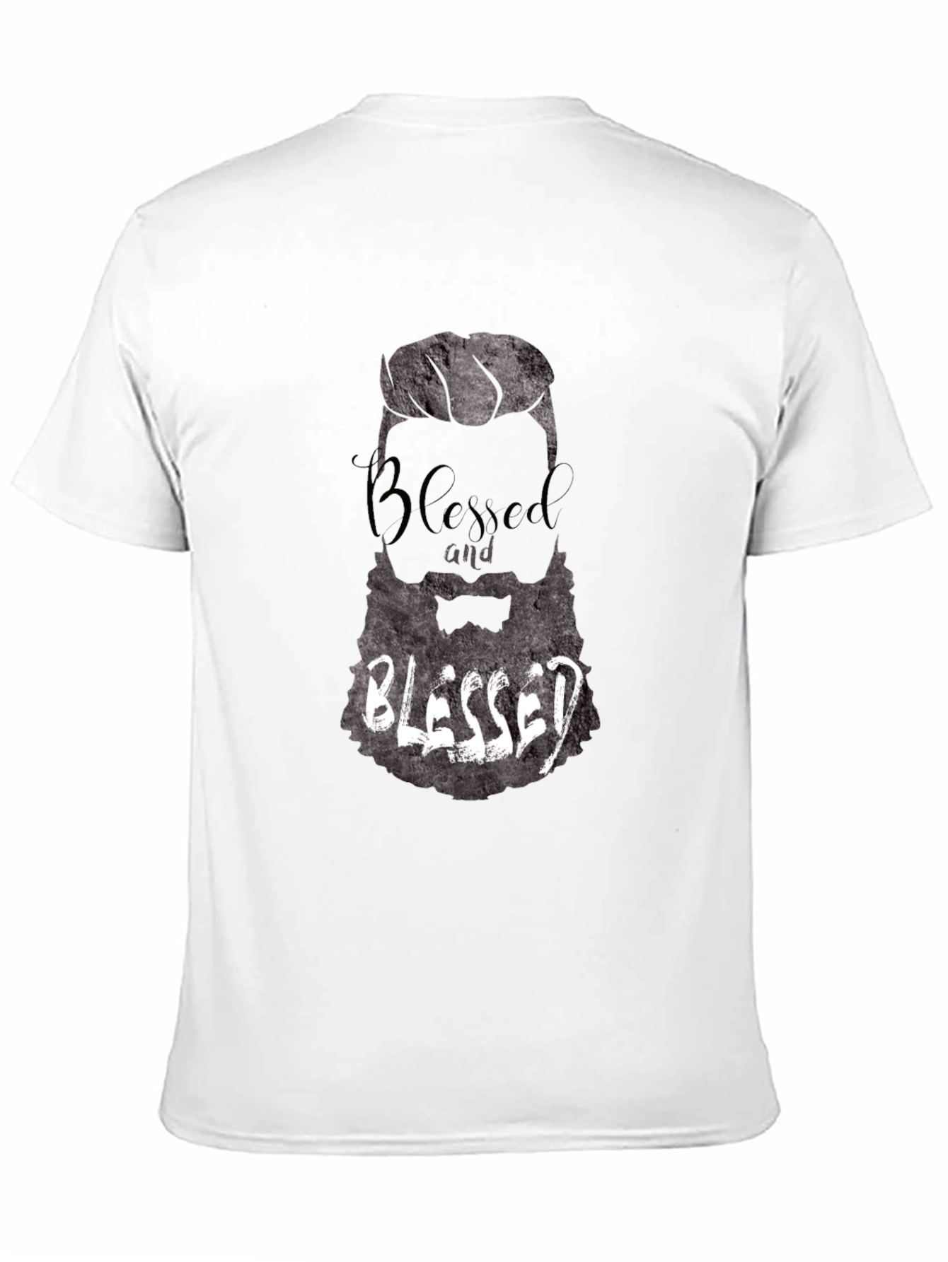 Blessed Beard Graphic T-Shirt - Mens Black Tee