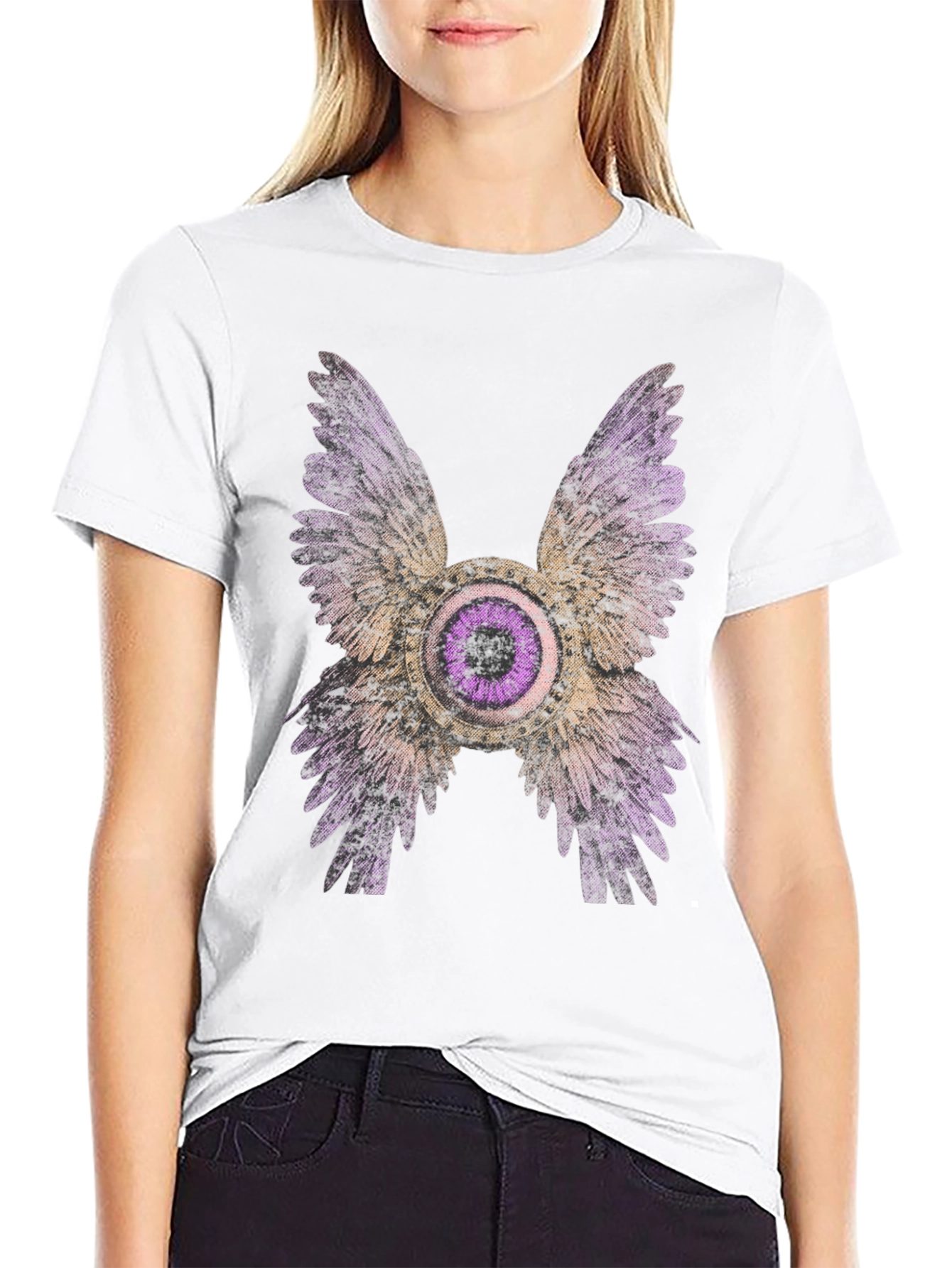 Winged Eye Graphic Tee - Bold Statement Shirt