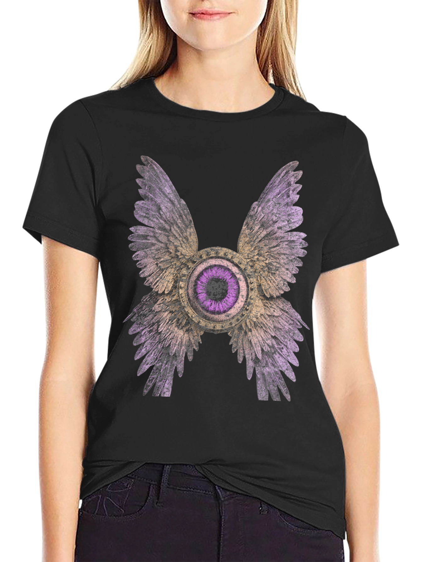 Winged Eye Graphic Tee - Bold Statement Shirt