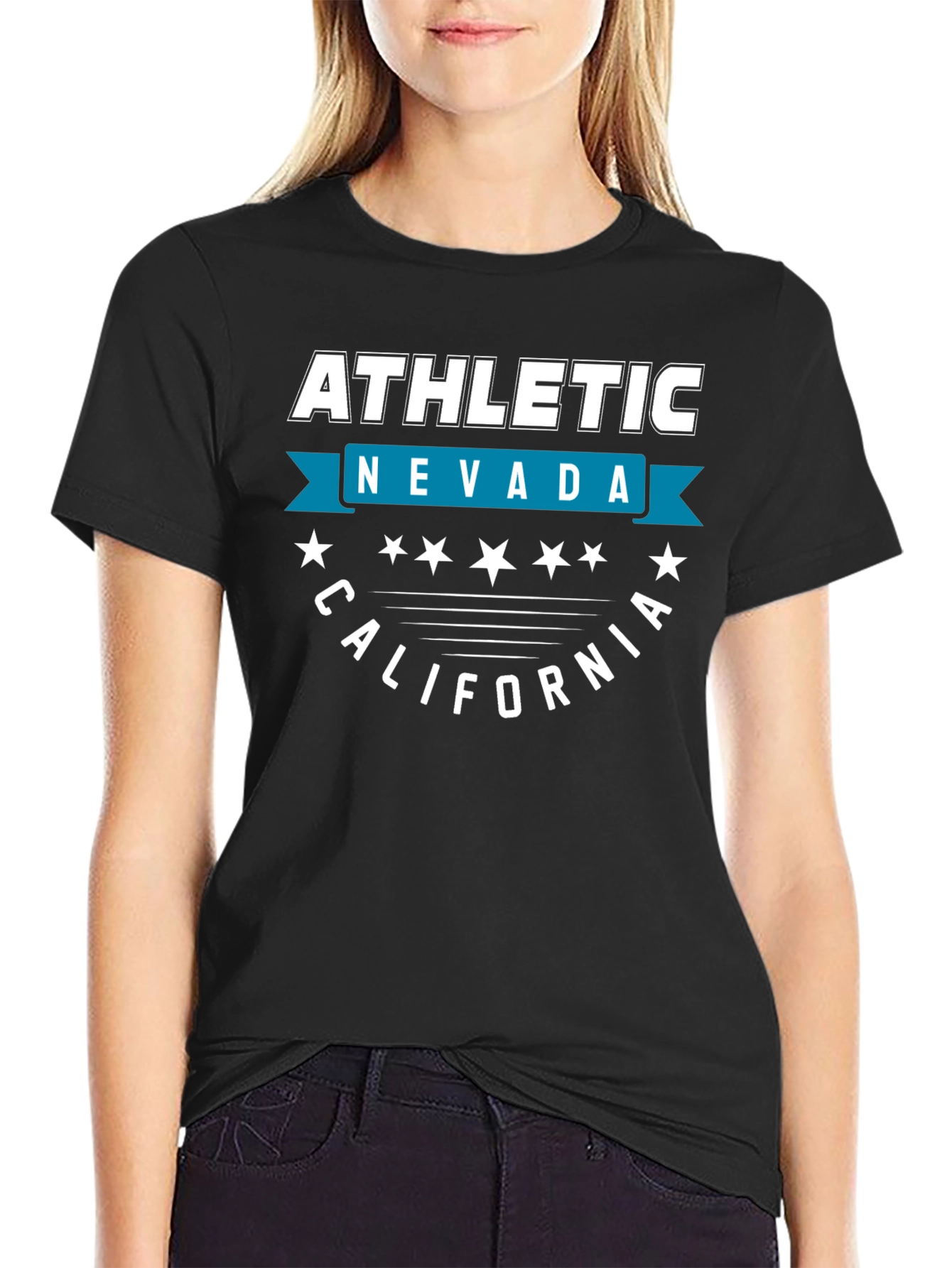 Athletic Nevada California T-Shirt