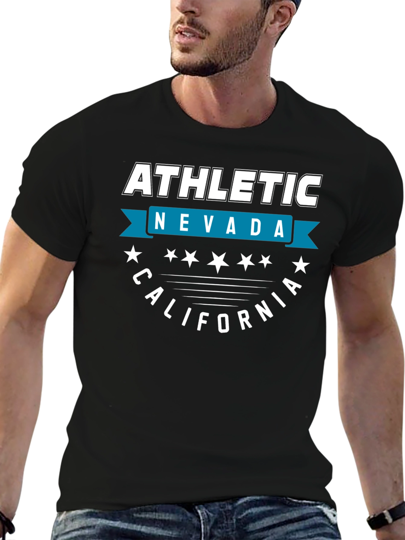 Athletic Nevada California T-Shirt