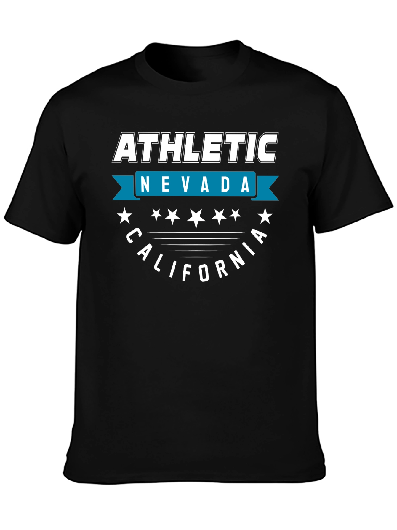 Athletic Nevada California T-Shirt