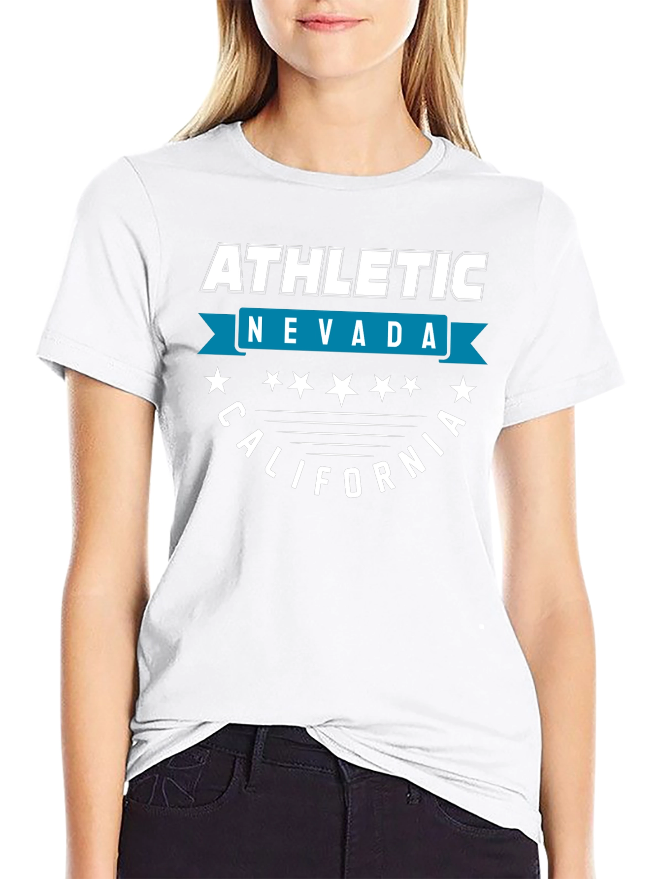 Athletic Nevada California T-Shirt