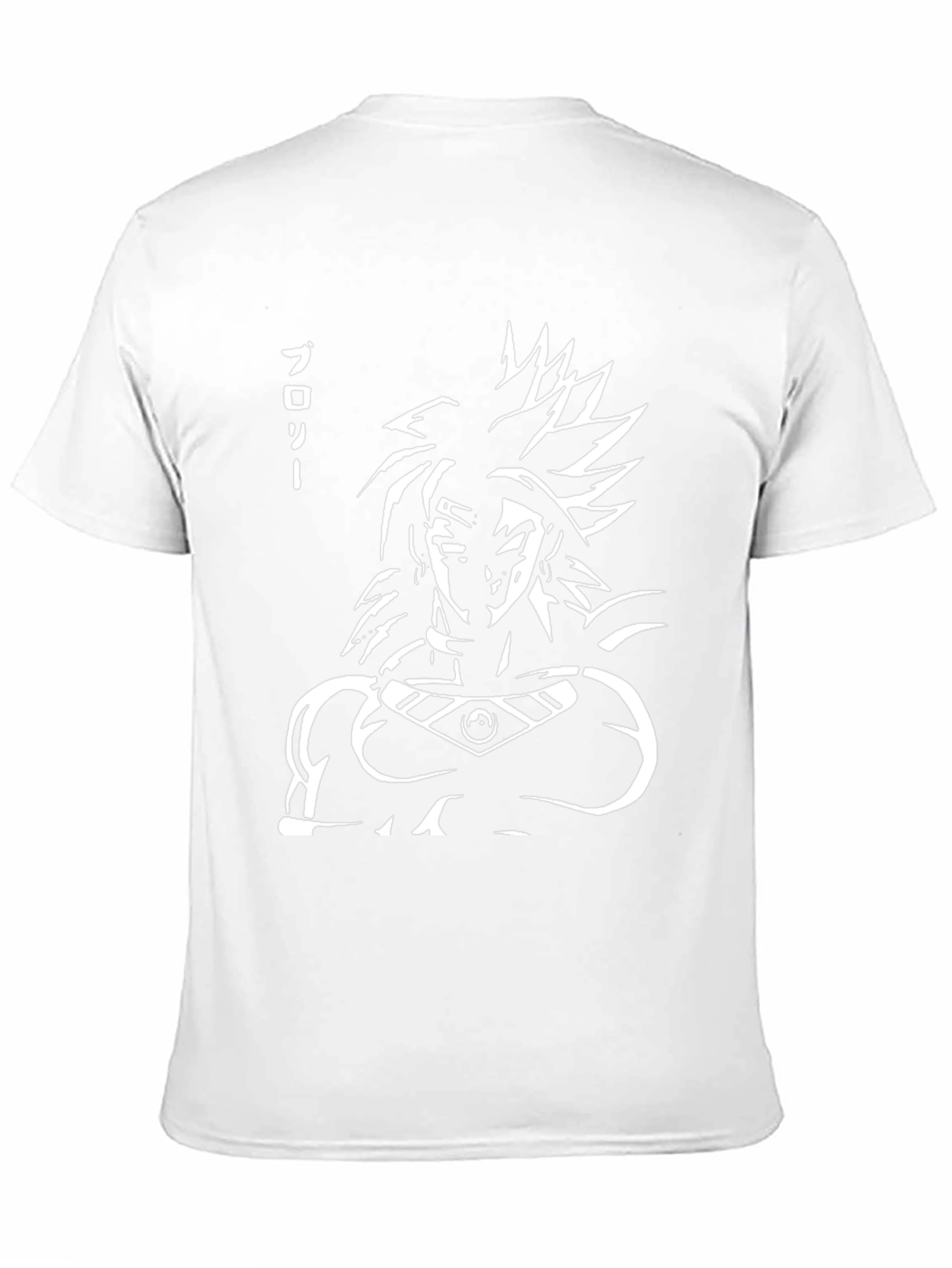 Broly Anime Graphic Tee - Black Cotton T-Shirt