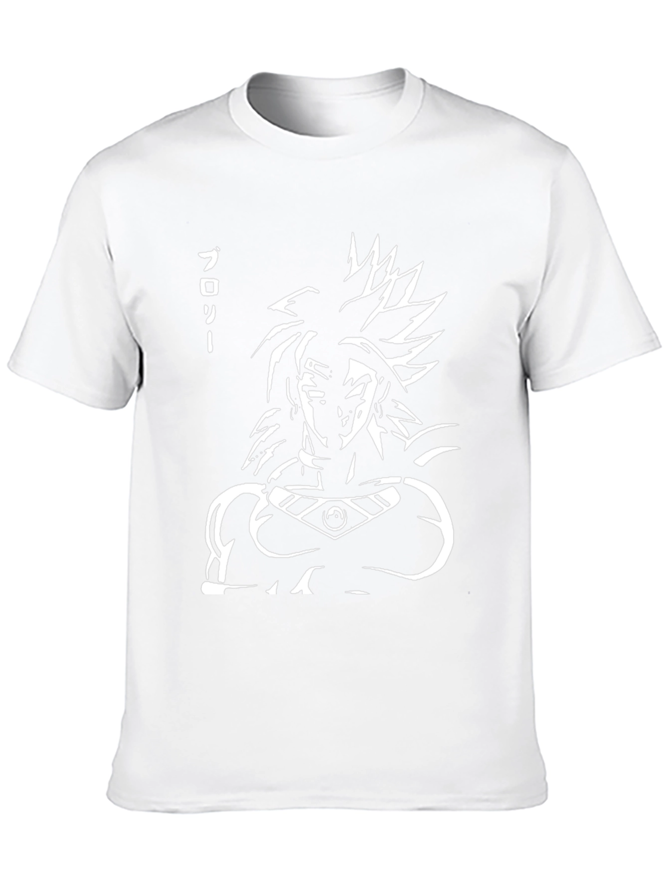 Broly Anime Graphic Tee - Black Cotton T-Shirt