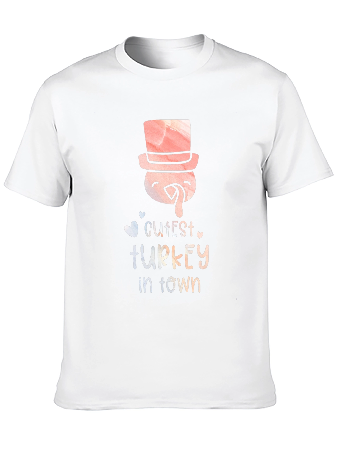 Cutest Turkey in Town Black T-Shirt