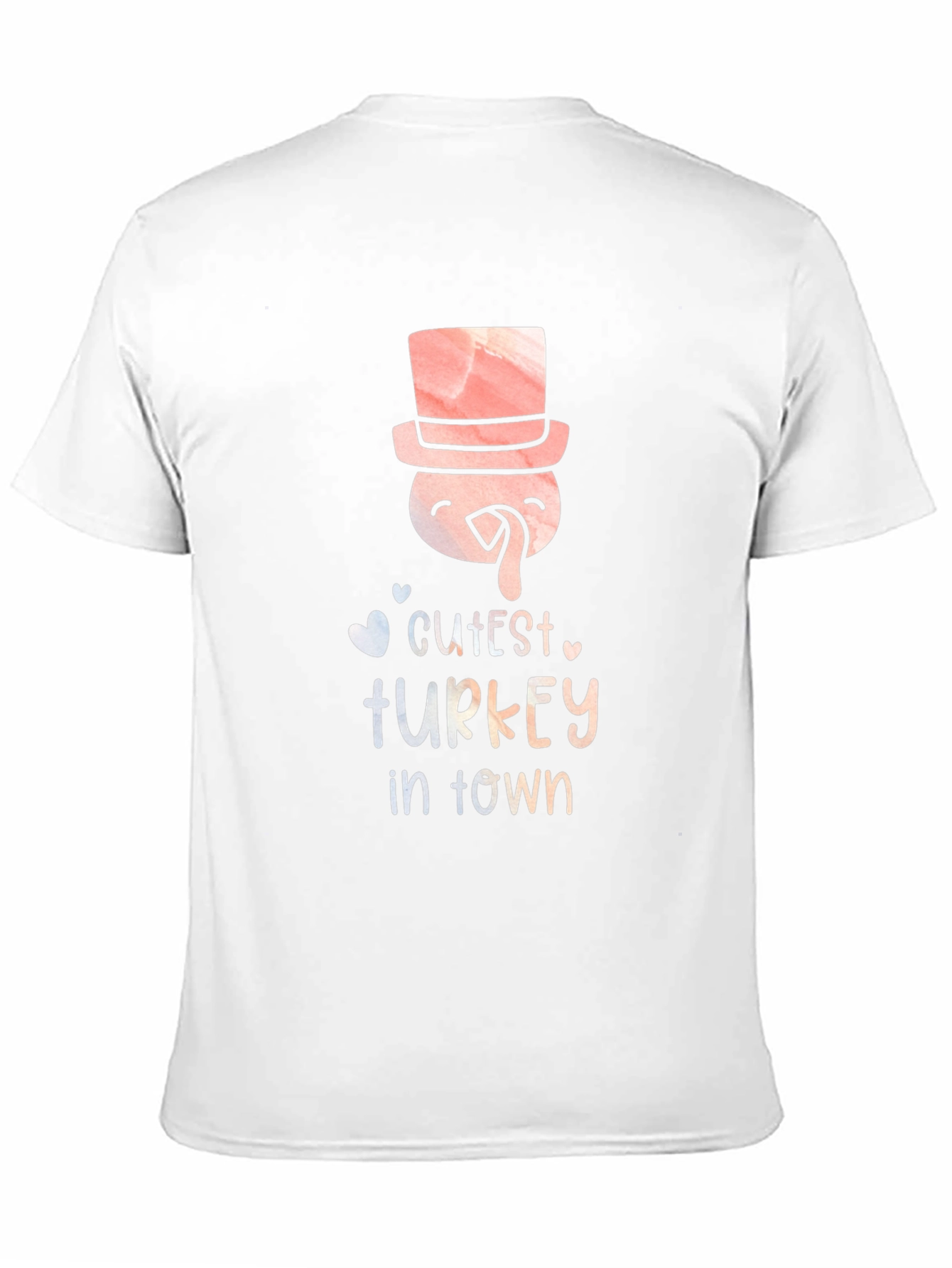 Cutest Turkey in Town Black T-Shirt
