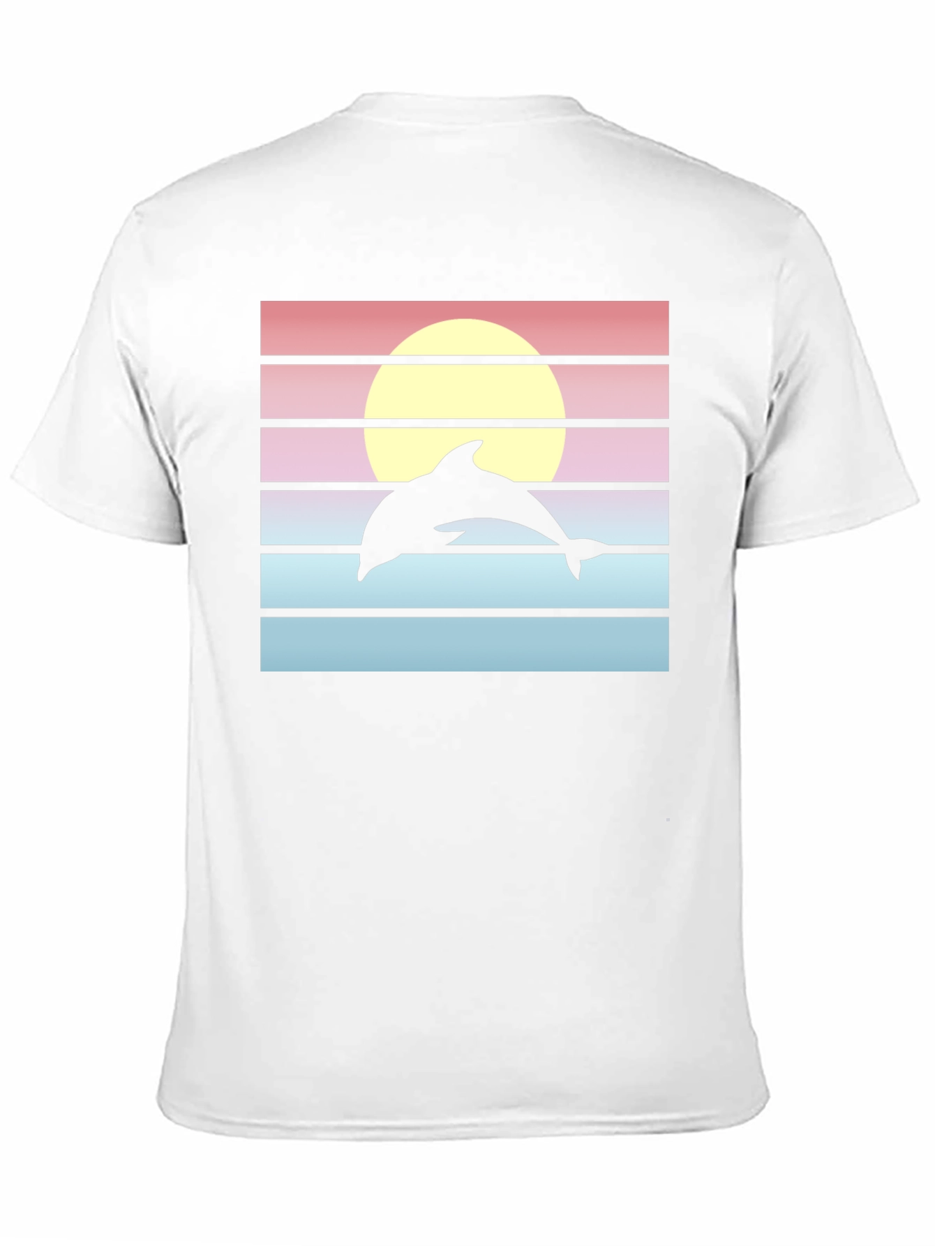 Retro Dolphin Sunset Graphic Tee