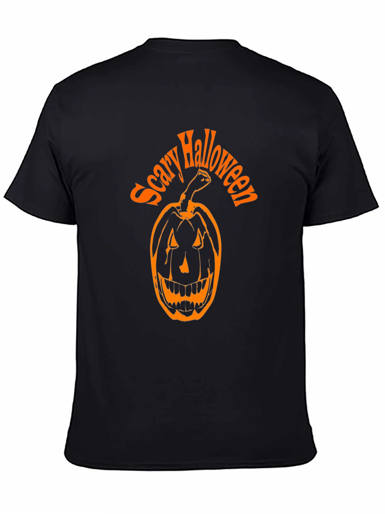 Scary Halloween Pumpkin T-Shirt