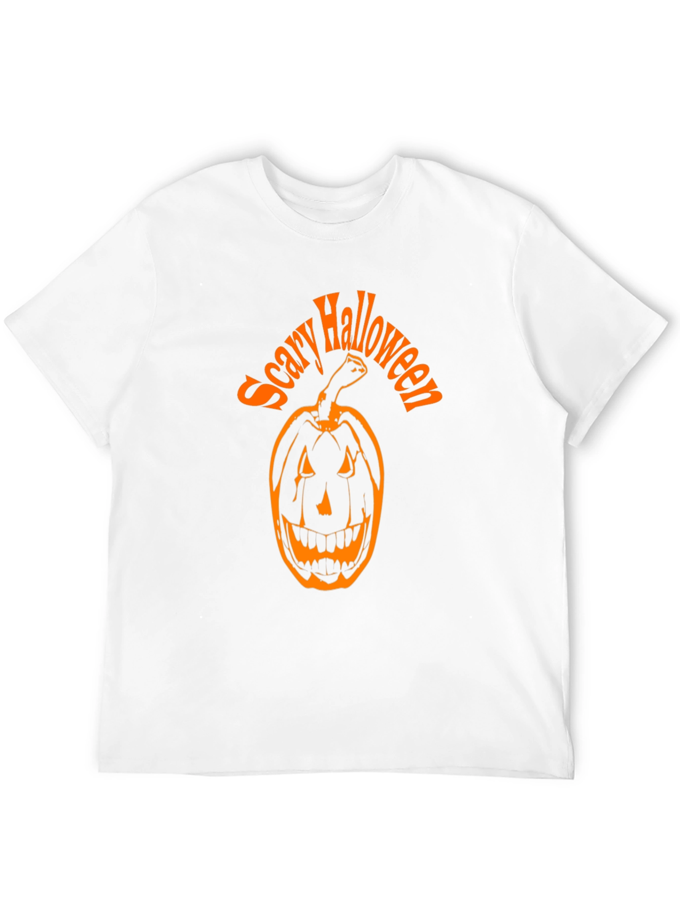 Scary Halloween Pumpkin T-Shirt