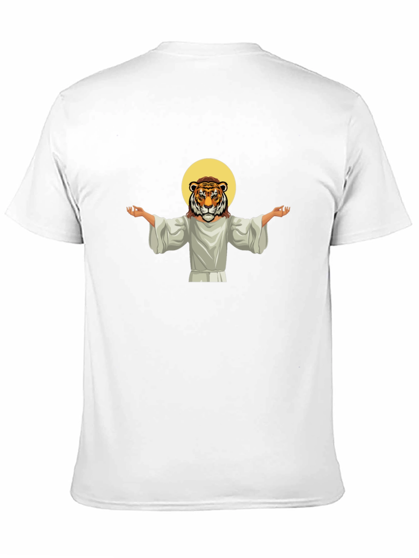 Tiger Jesus Graphic Tee - Black
