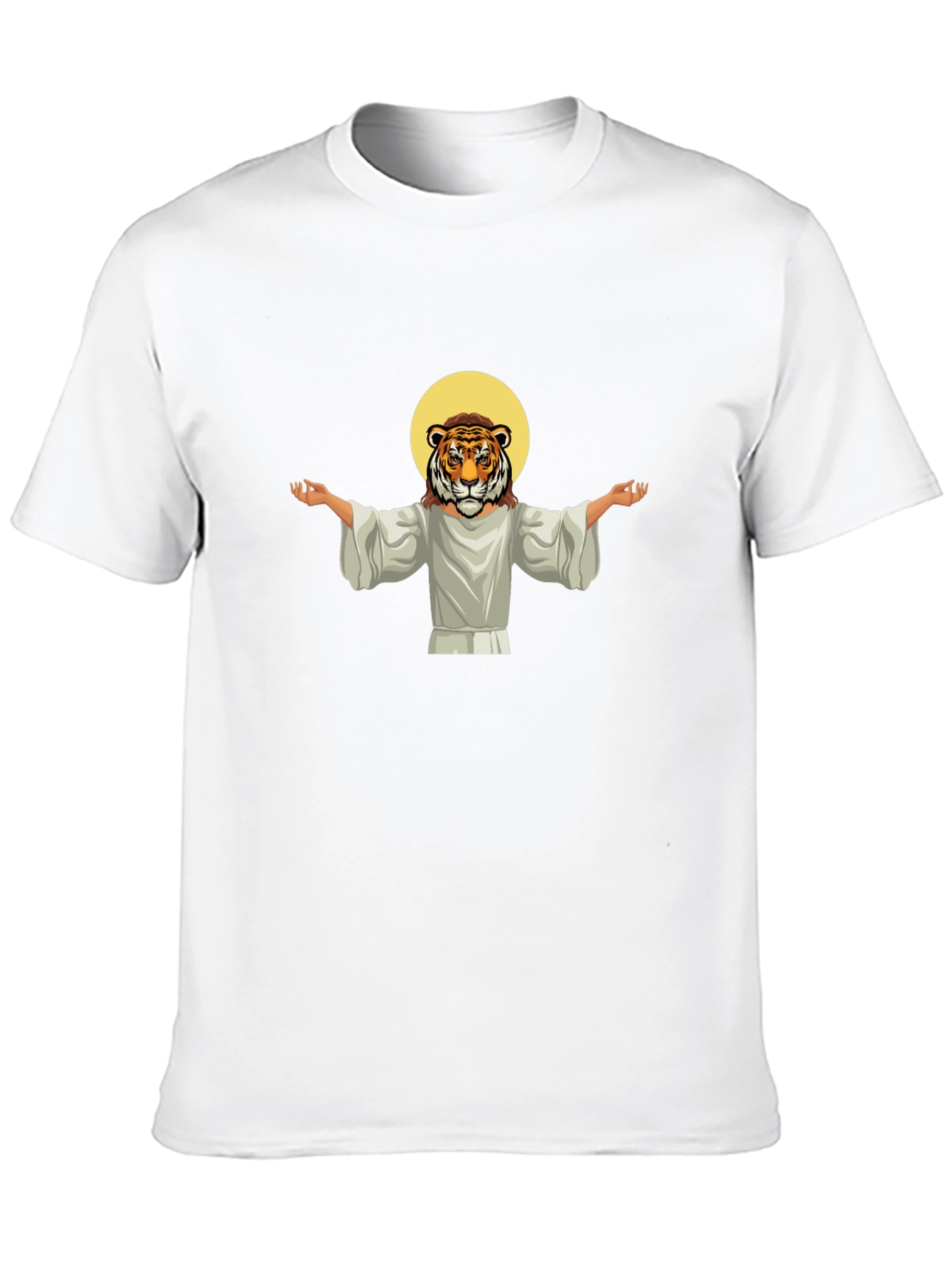 Tiger Jesus Graphic Tee - Black