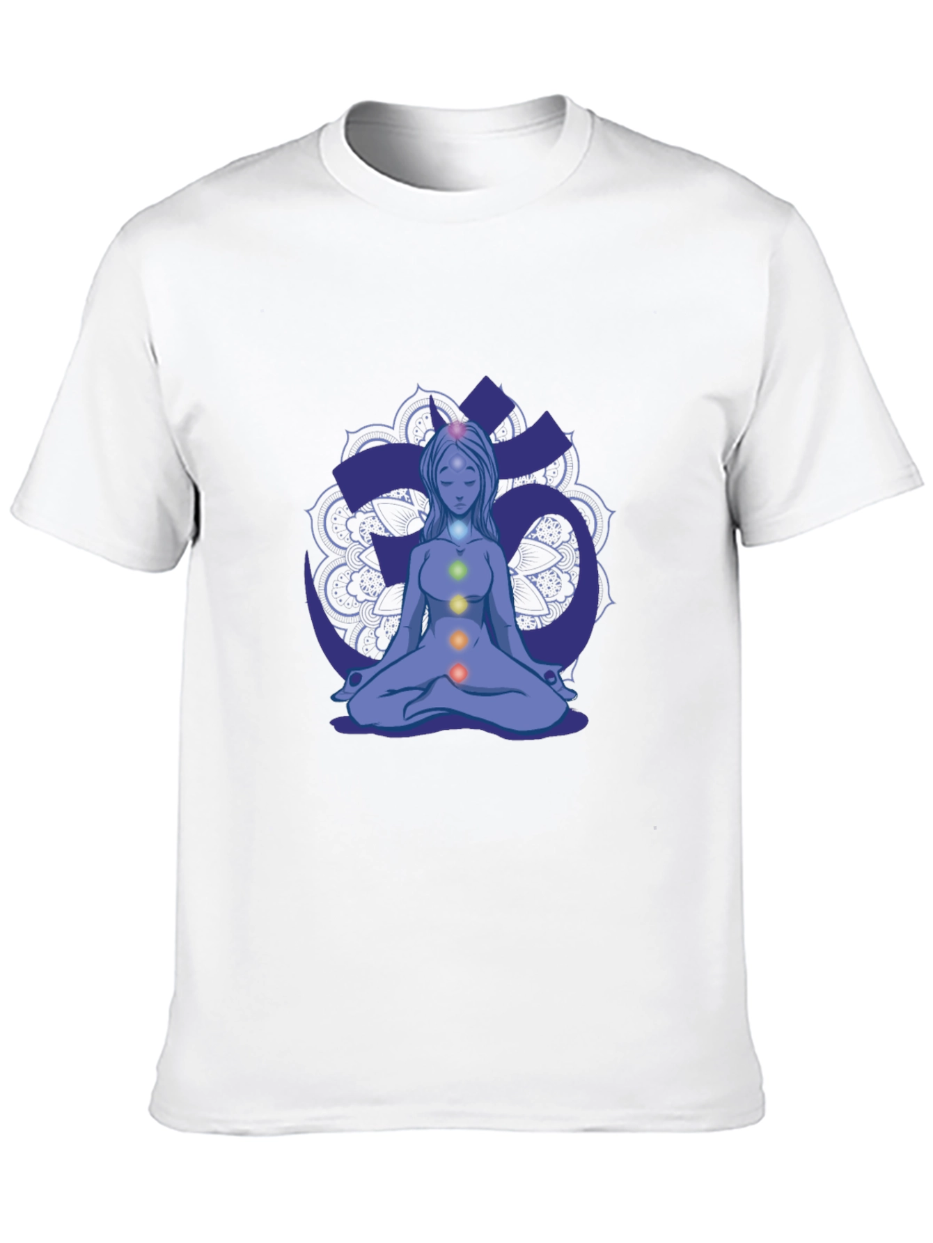 Chakra Meditation Black T-Shirt