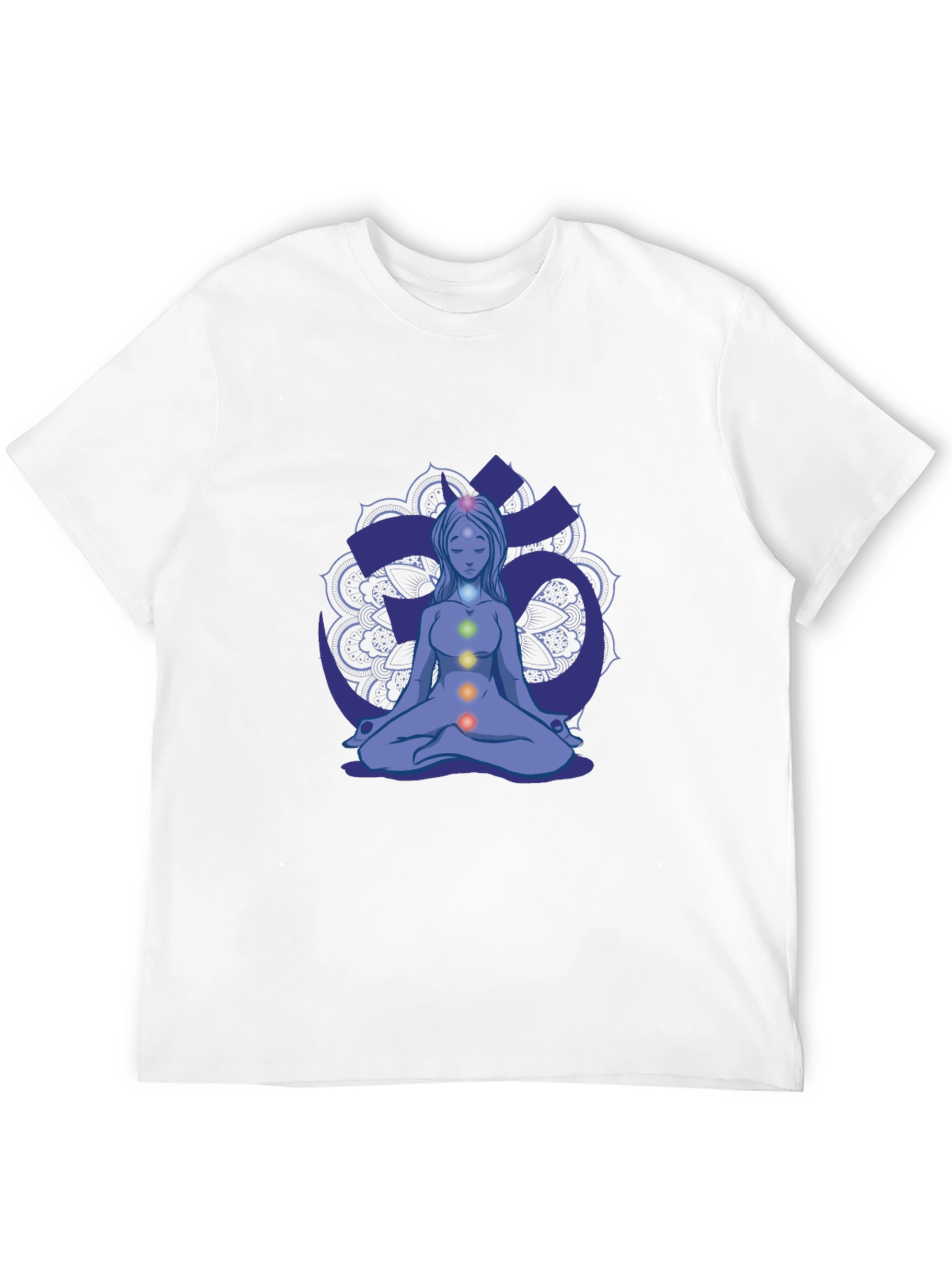 Chakra Meditation Black T-Shirt