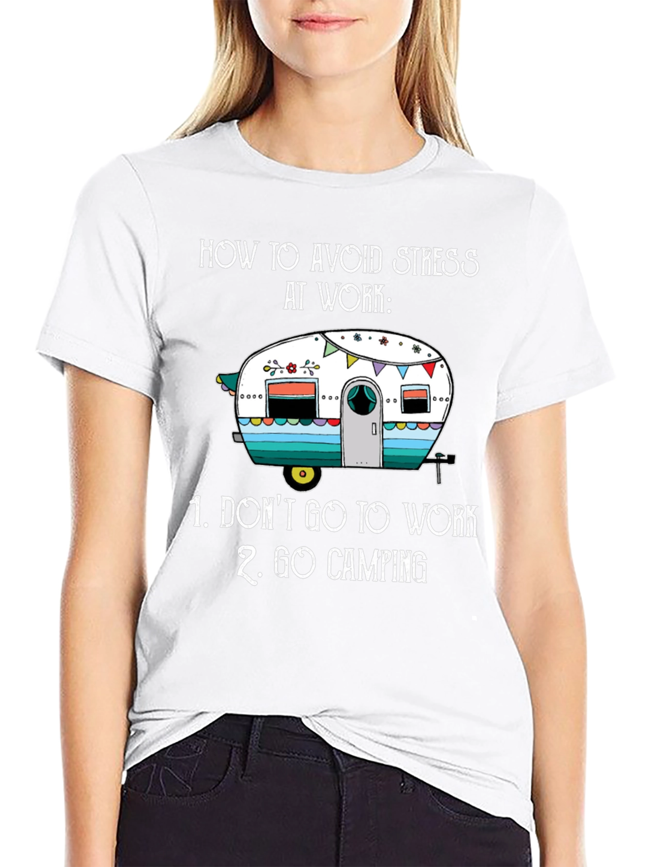Avoid Stress Camping T-Shirt