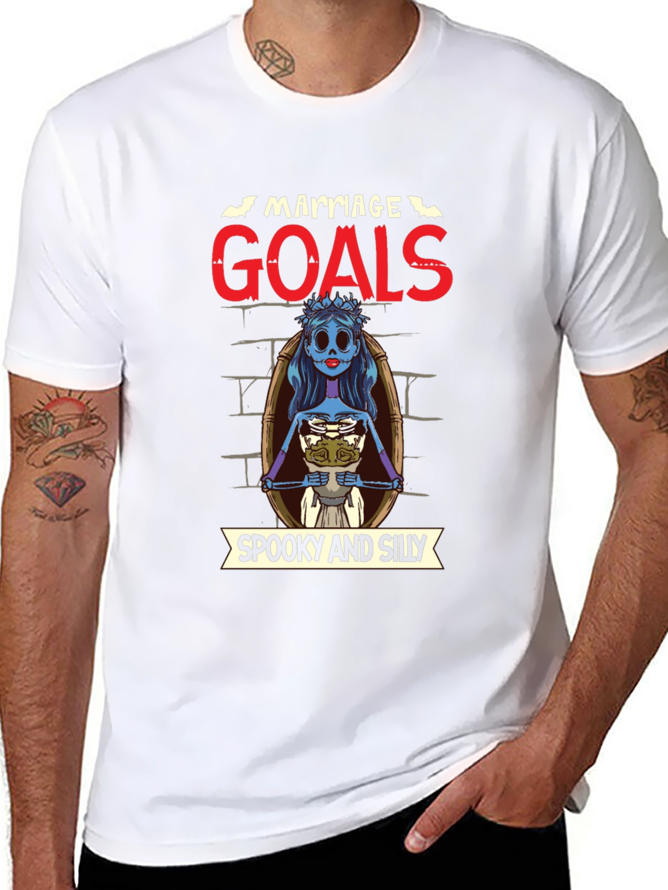 Marriage Goals Spooky T-Shirt