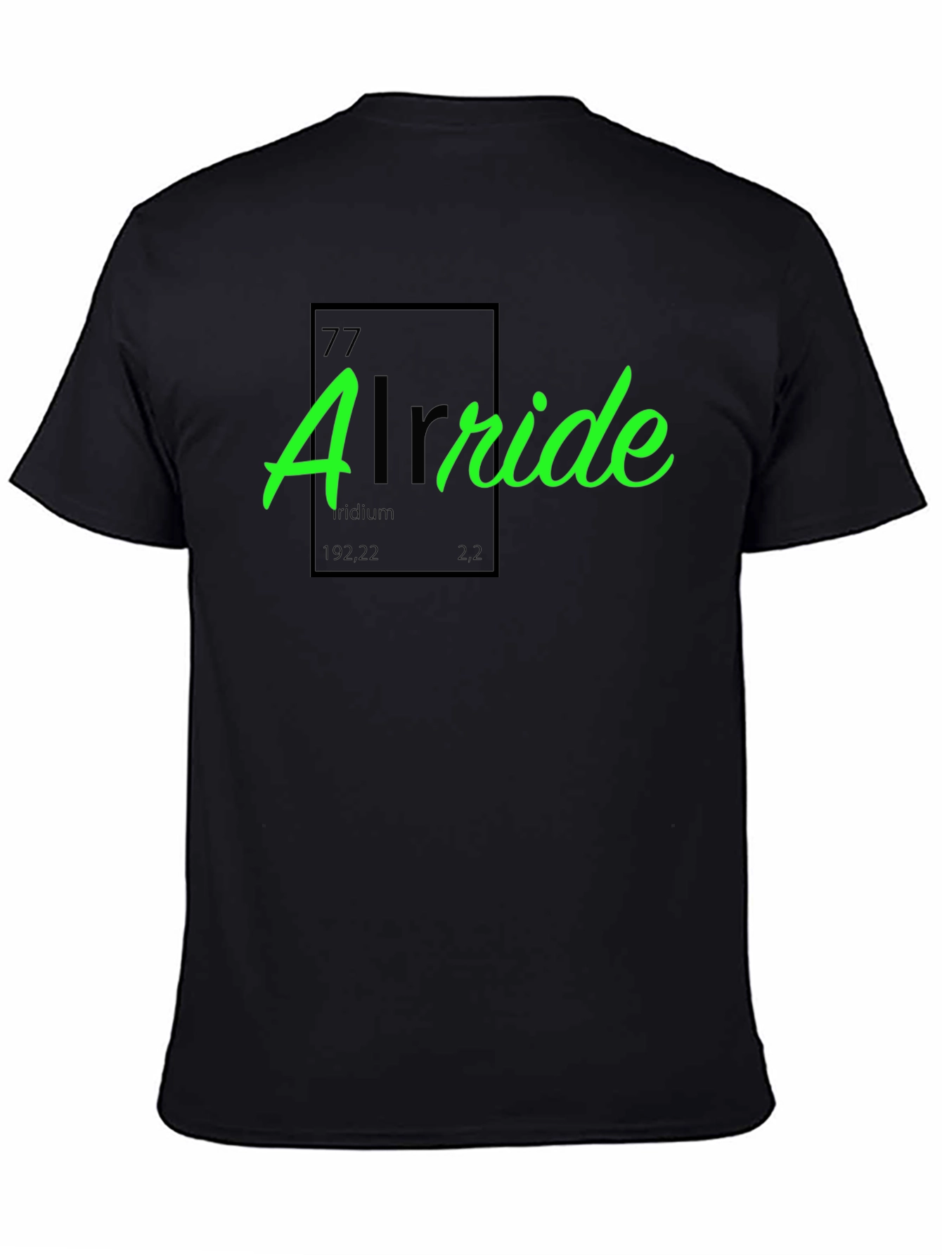 Iridium Alrrides T-Shirt Black Crew Neck